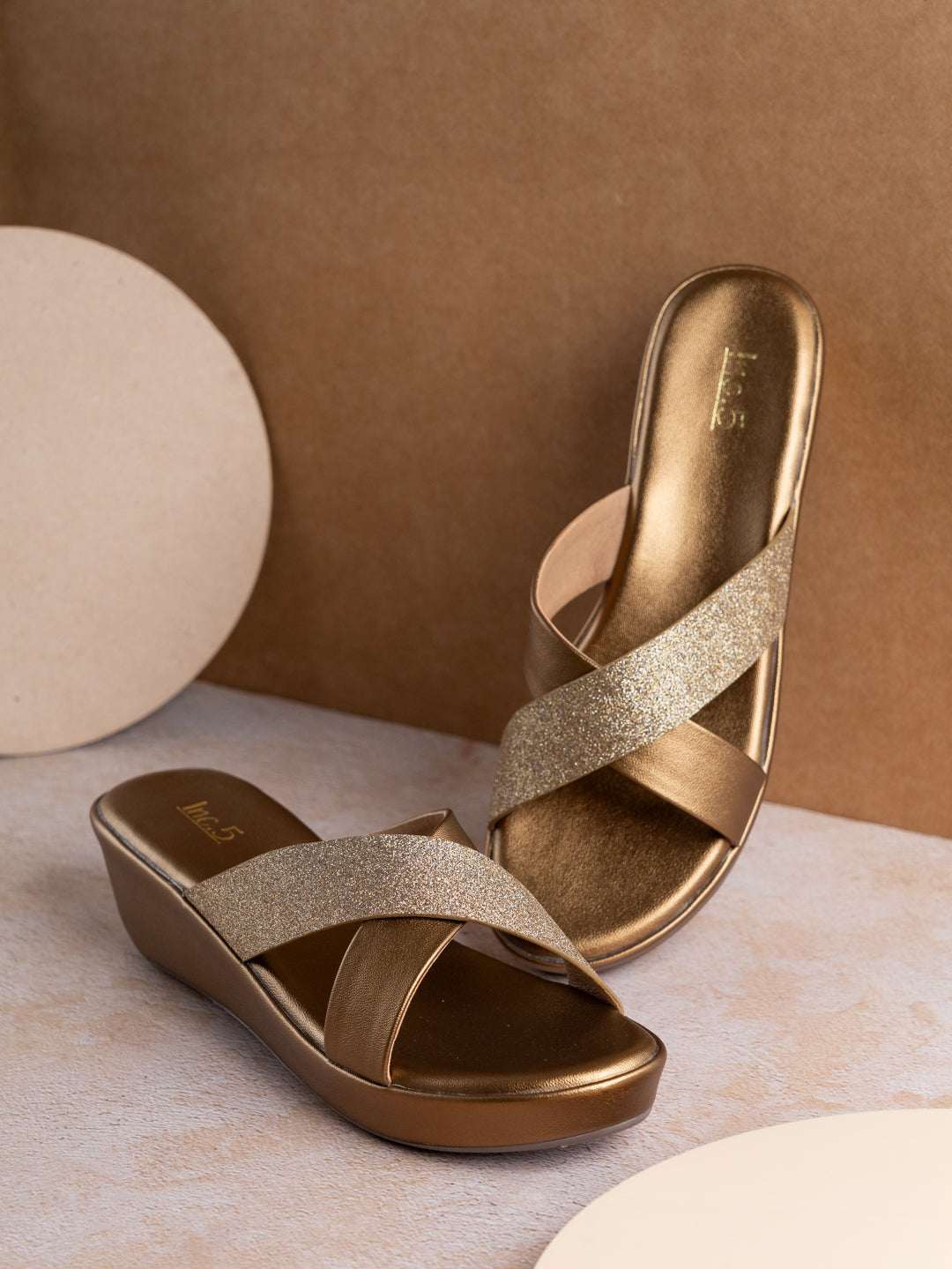 Buy Now Womens Green Party Wear Embellished Round Toe Block Heel Sandals