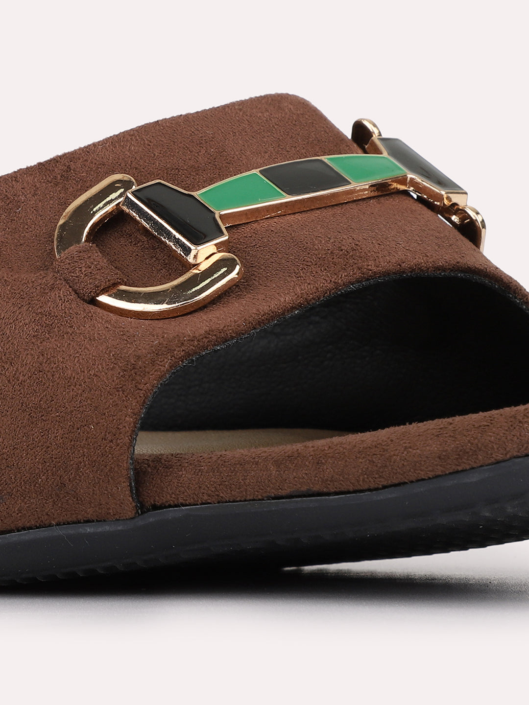 Womens Brown Casual Solid Square Toe Block Heels