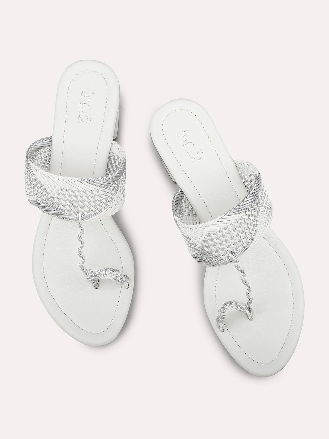 Buy Now Women White Ethnic Block Heels â Inc5 Shoes