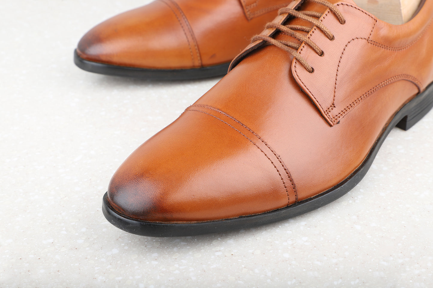 Privo Formal Lace Up- Tan For Men