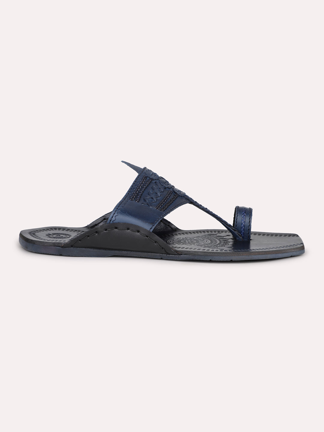Privo Blue Kolhapuris Sandal for Men