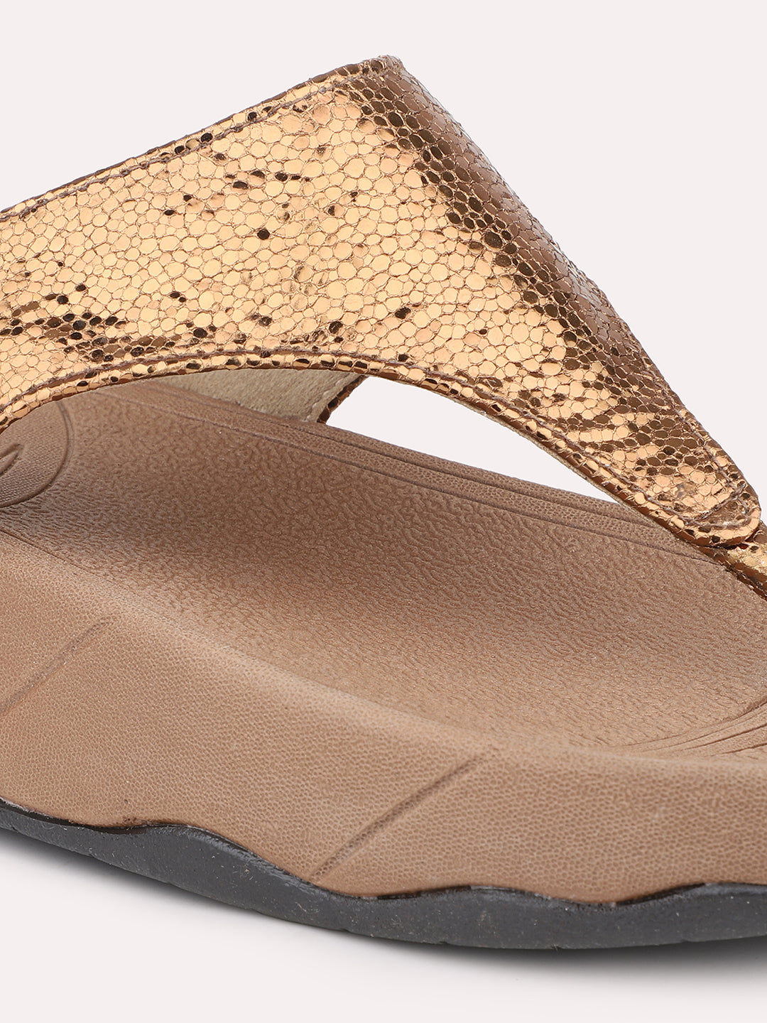 Women Antique Embellished Comfort Heels