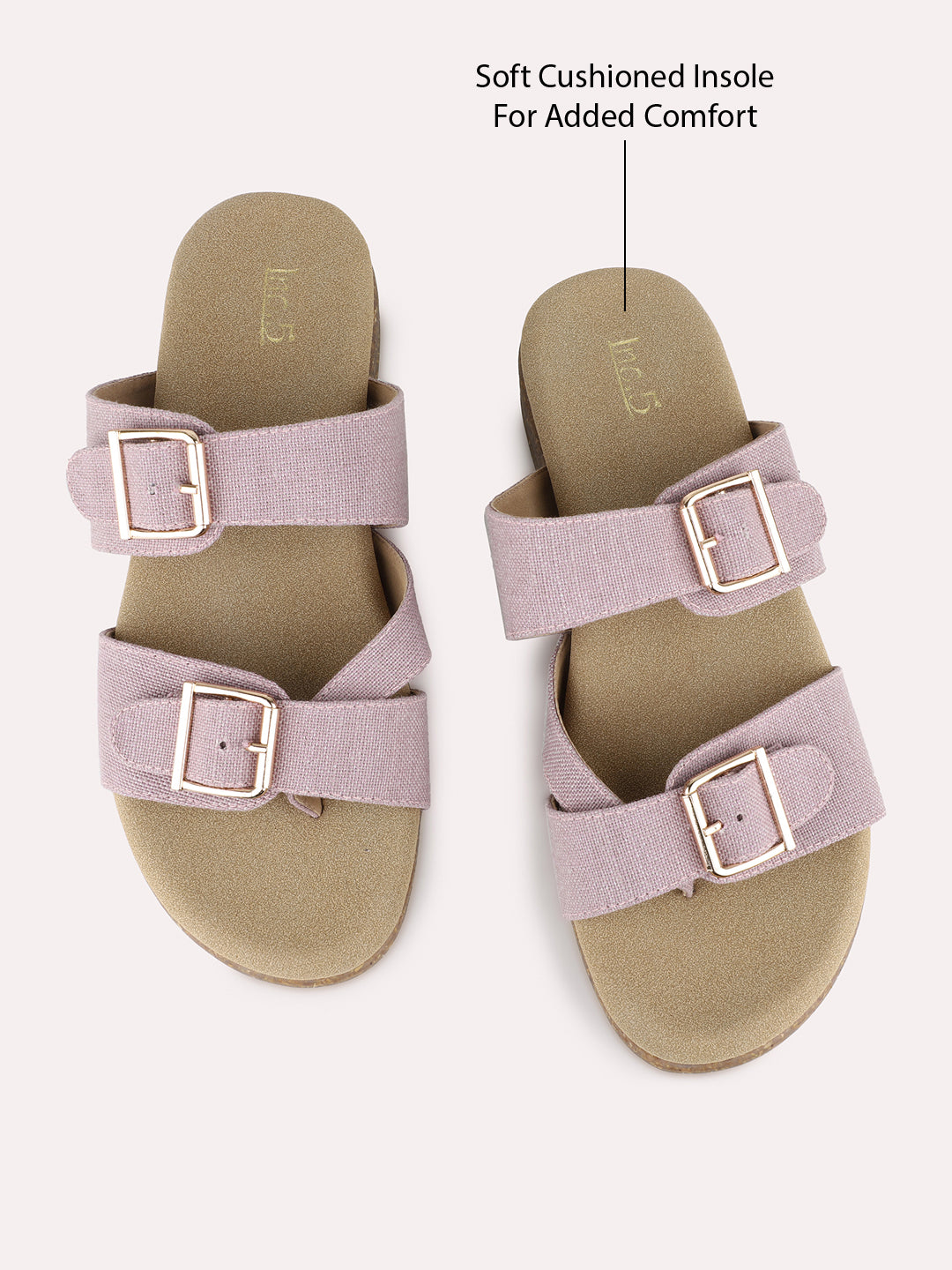 Womens Purple Casual Solid One Toe Flats