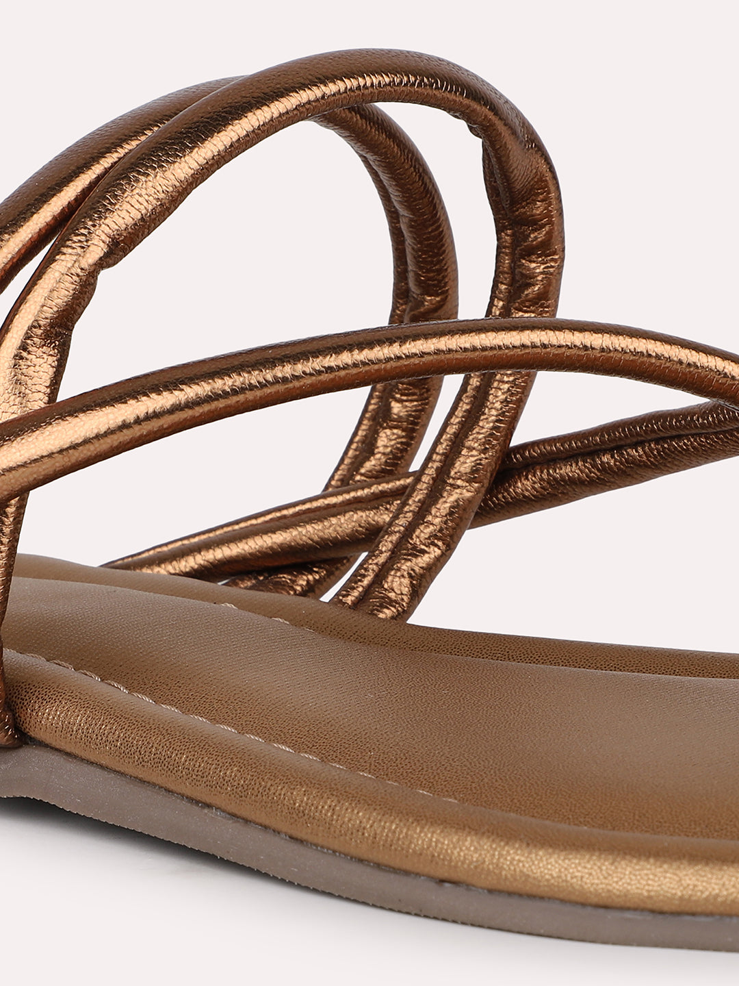 Women Antique Strappy One Toe Flats