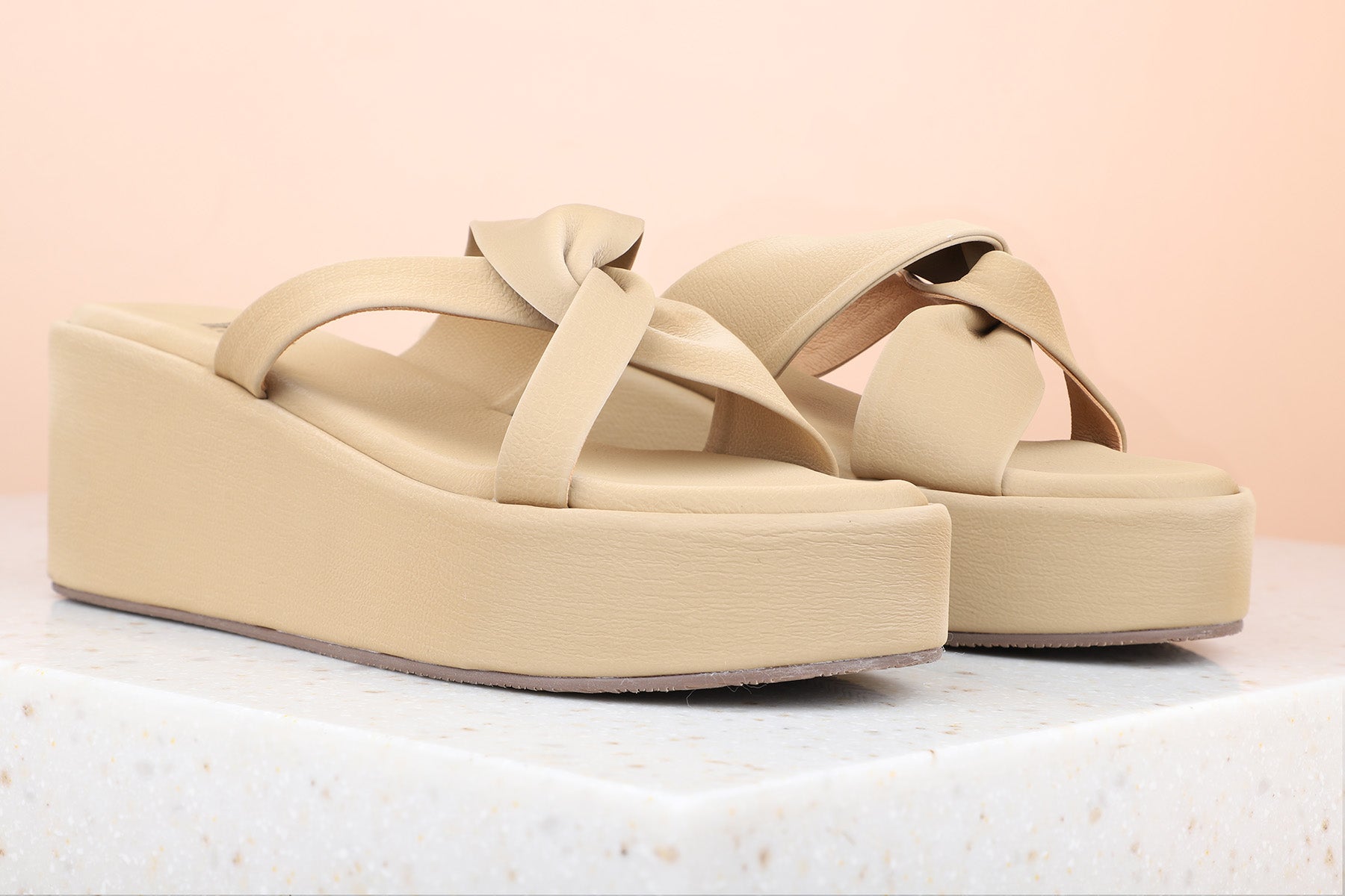 Wedge on sale heels beige