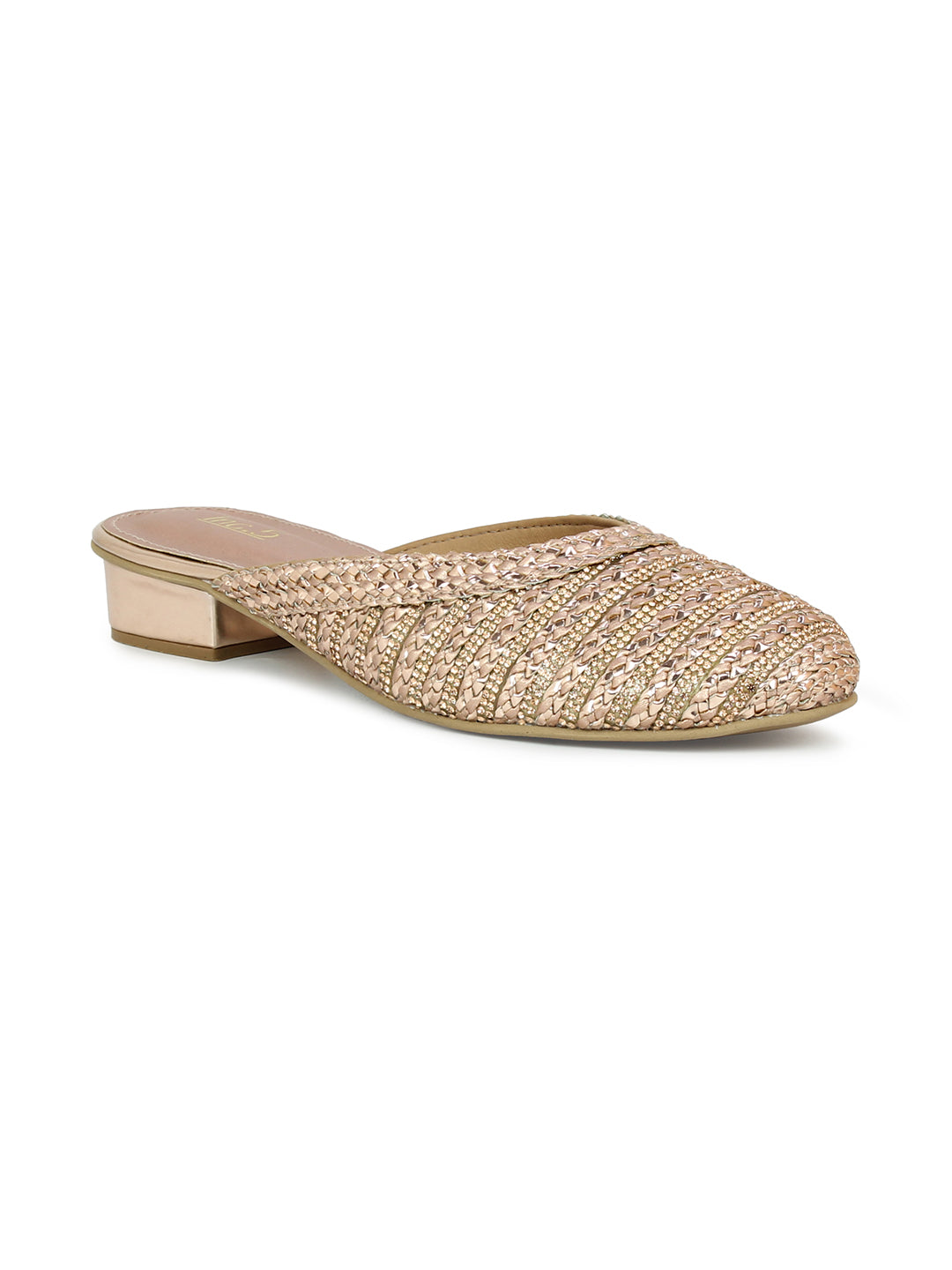 Embellished mules flat online