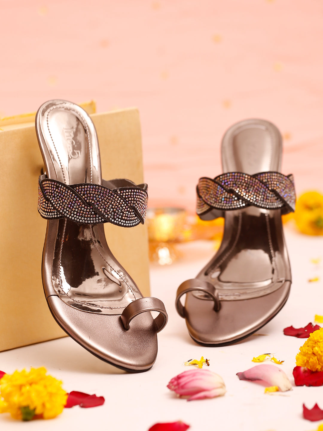 Pewter high hotsell heels for wedding