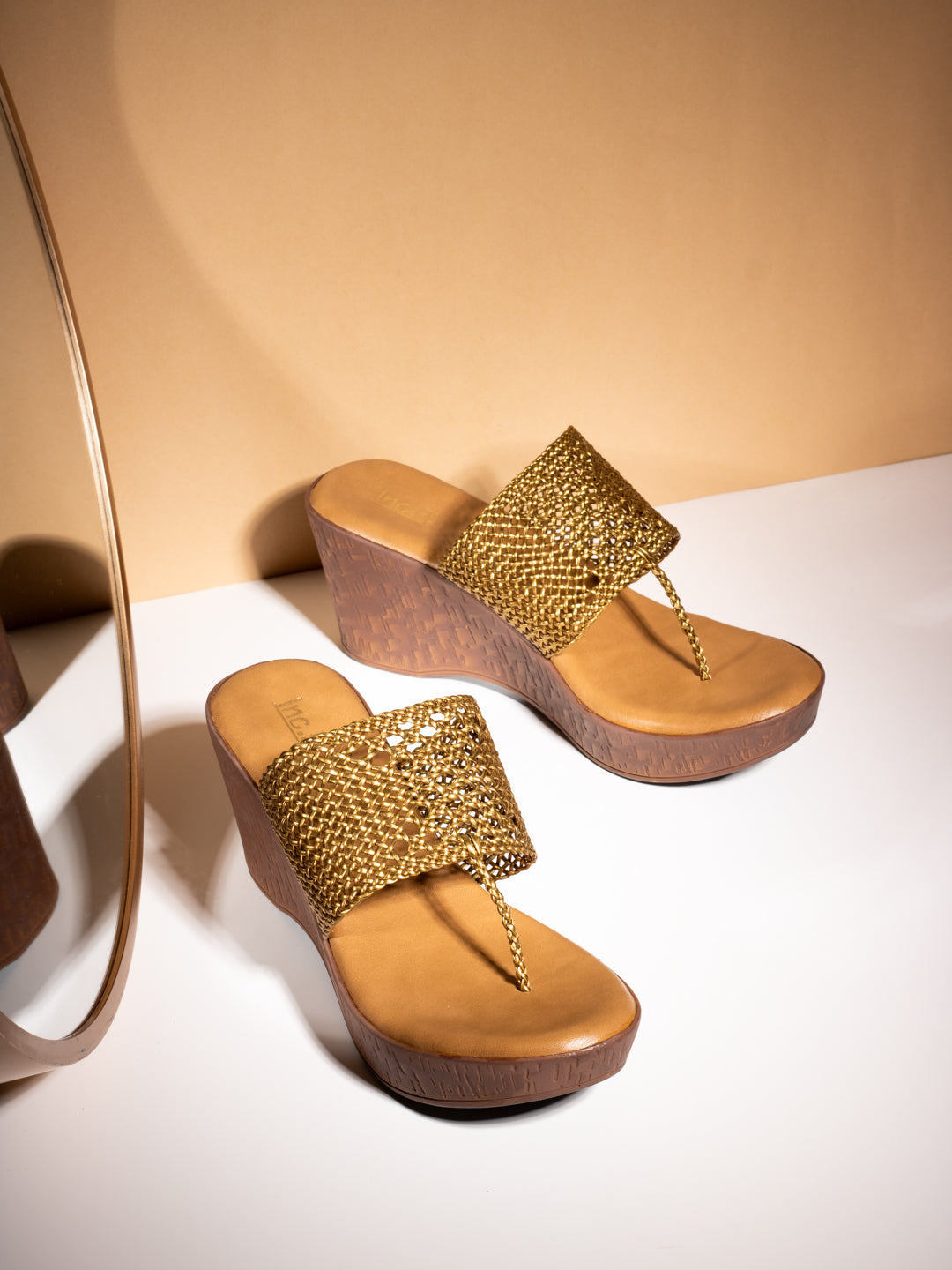 Heeled Sandals Dull Gold Sandals Buy Now Womens Gold Party Wear