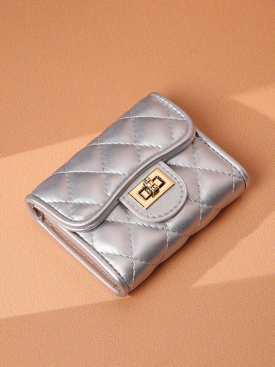 NFI Essentials PU Leather Women's Mini Wallet Clutch - Card Holder With Zip, Sleek & Organized