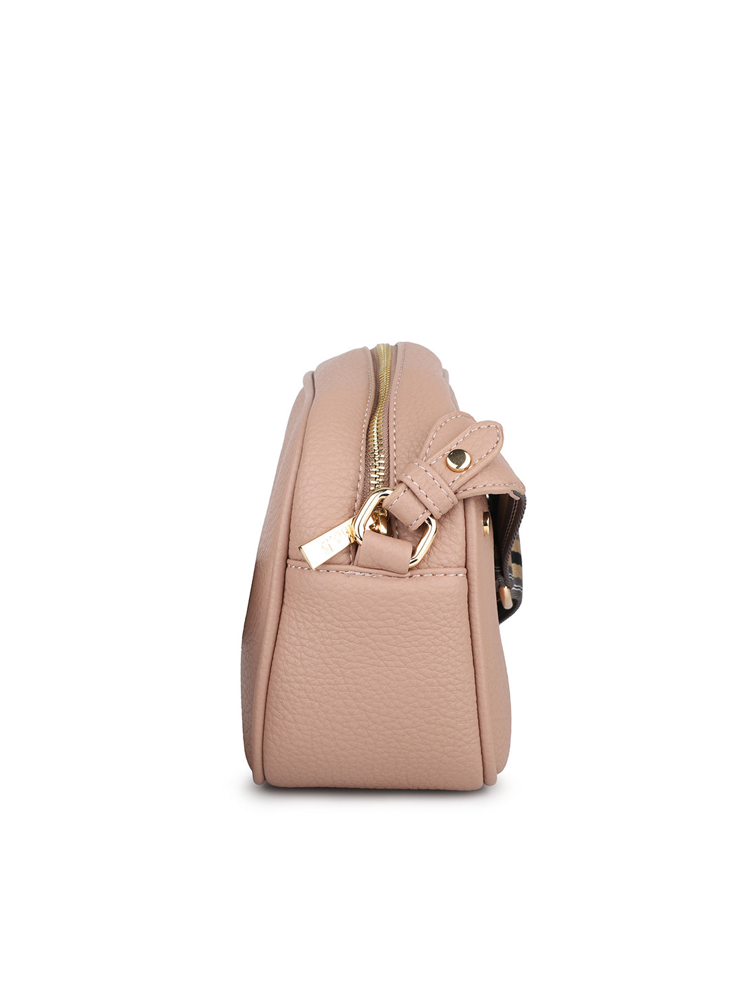 Women Pink Structured Sling Bag
