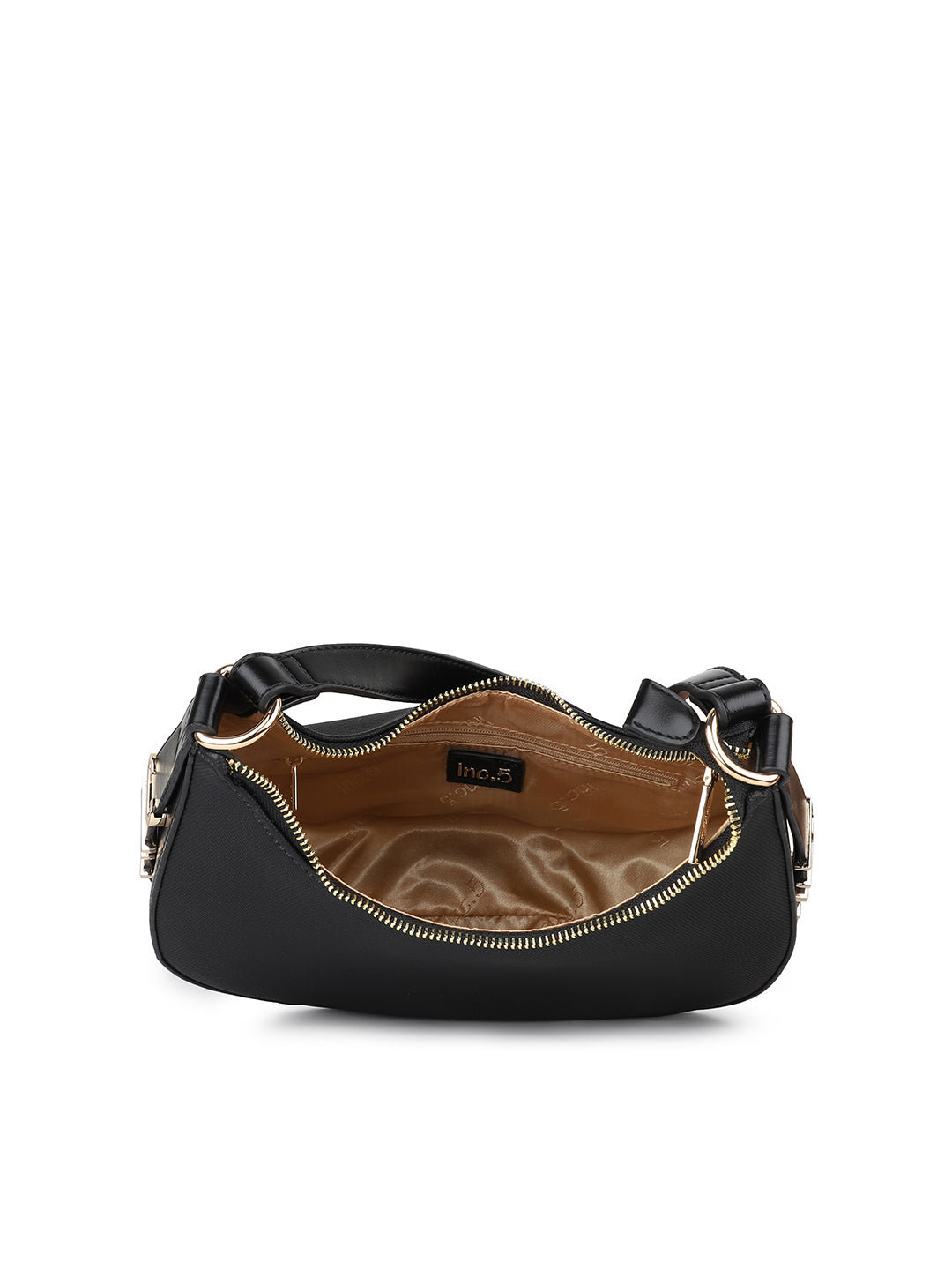 Women Black Solid Shoulder Bag