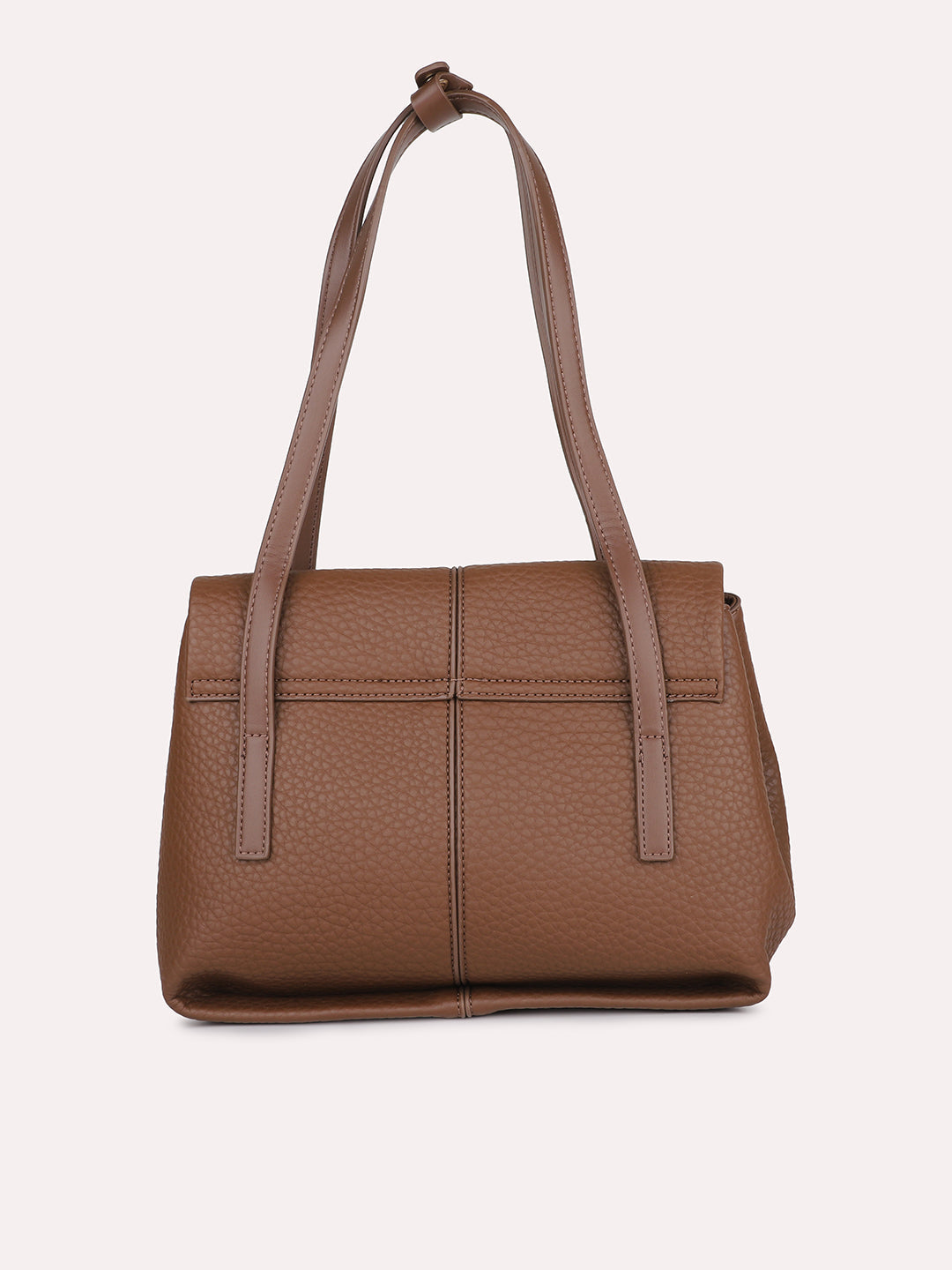 Women Brown Textured Shoulder Bag