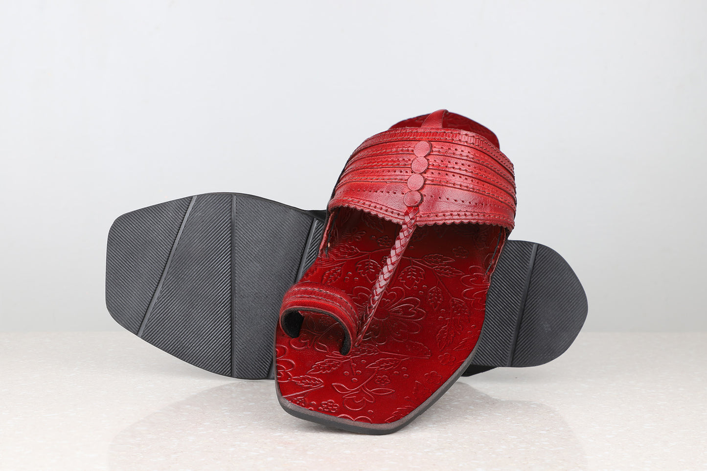Privo Ethnic Thong Sandal For Men
