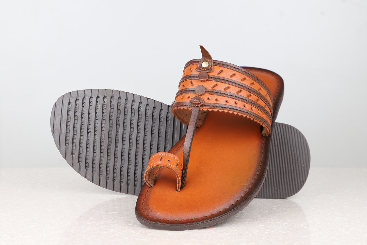 Privo Ethnic Thong Sandal For Men