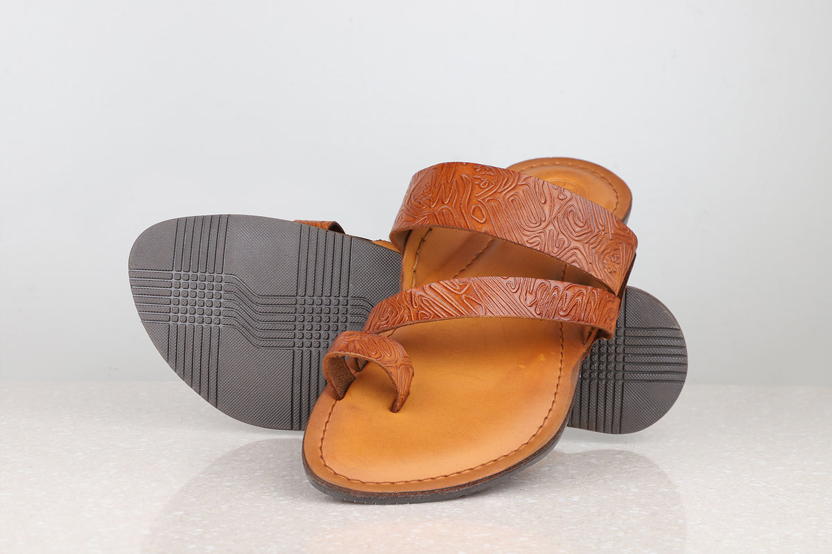 Casual Slippers-Tan