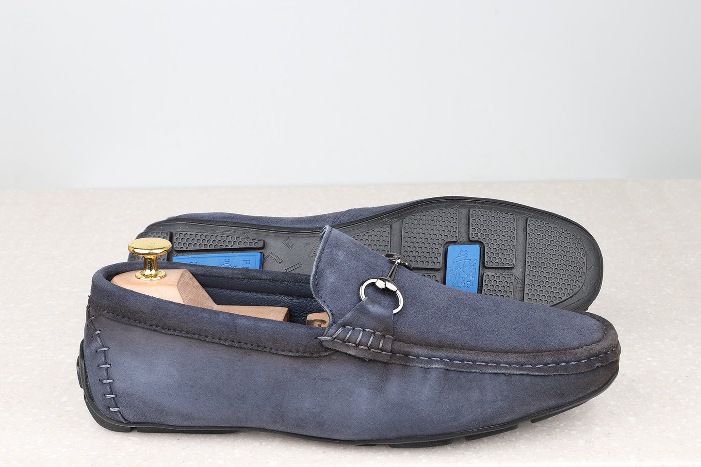 Privo Driving Shoes-Blue For Men