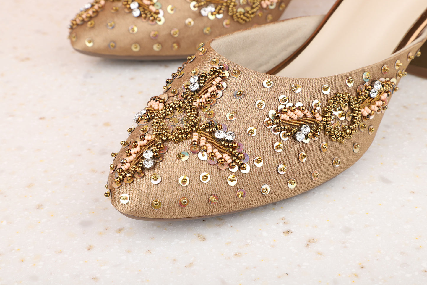 Women Antique Ethnic Block Mules