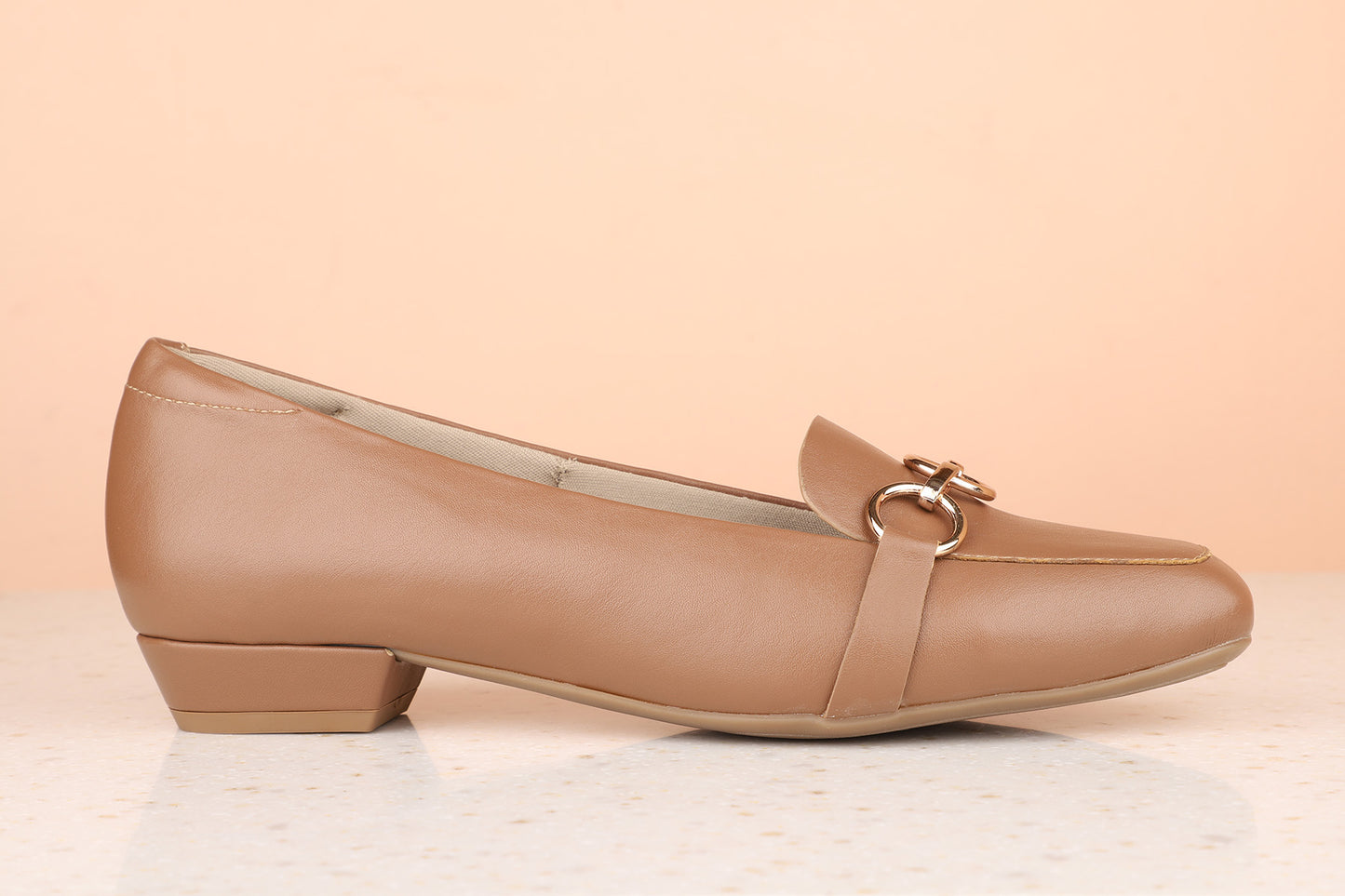 Women Chikoo Solid Block Pumps