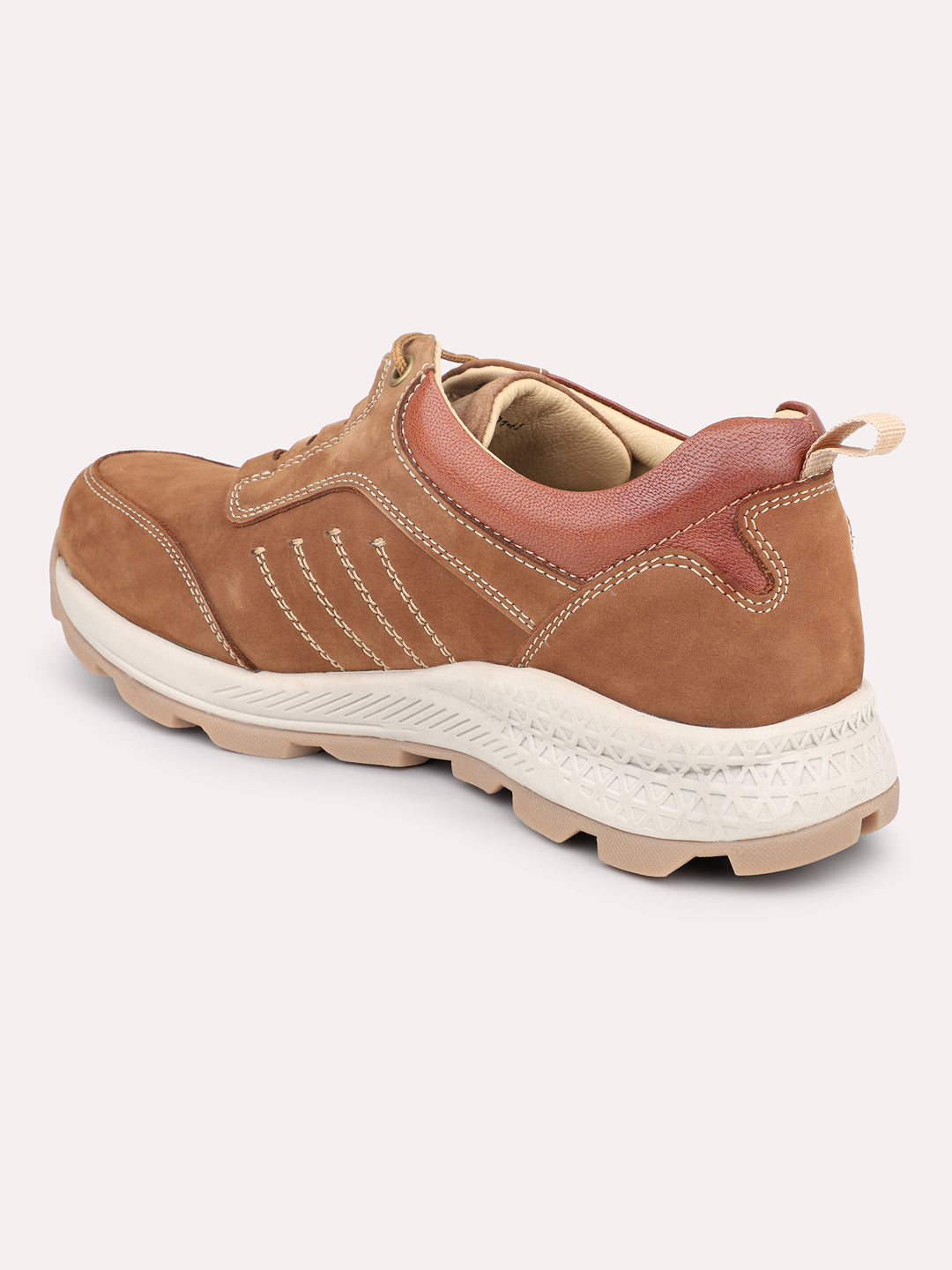 Atesber Chickoo Casual Lace-up For Mens