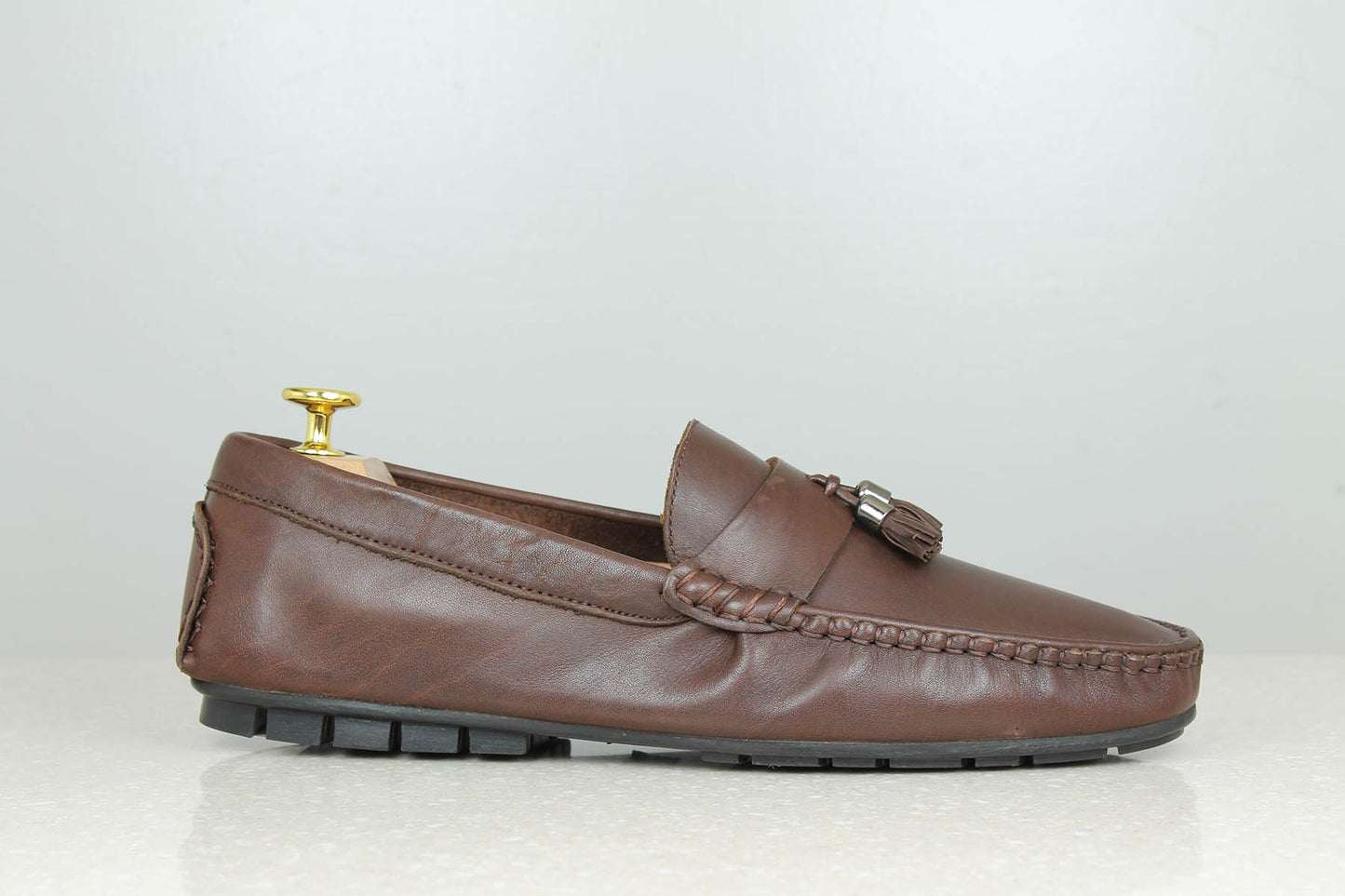 Privo Driving Casual Shoe-Brown For Men