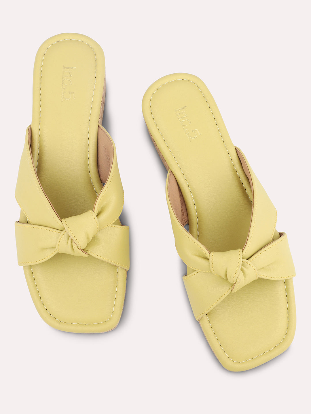 Women Yellow Platform Sandals