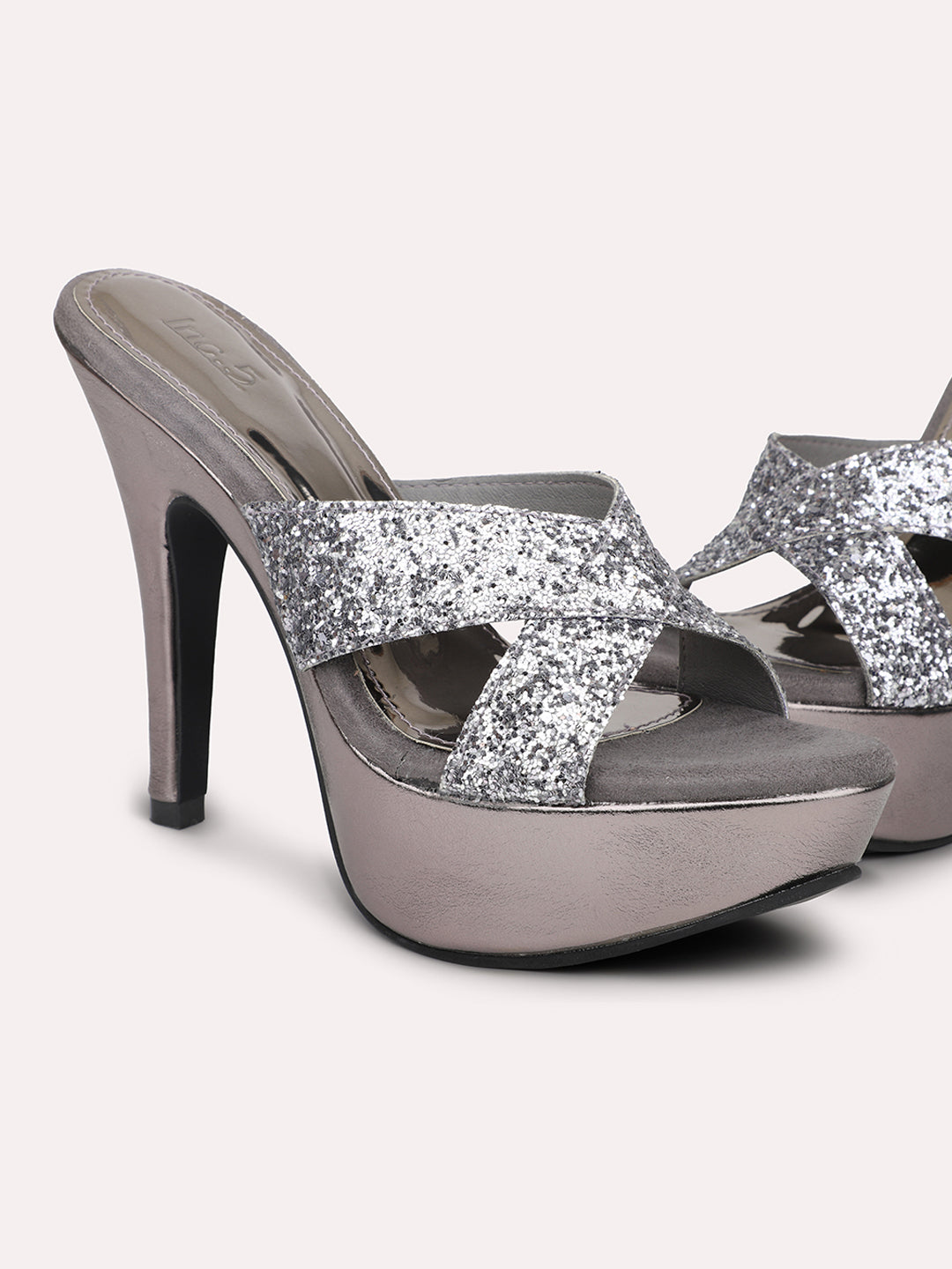 Pewter platform heels new arrivals