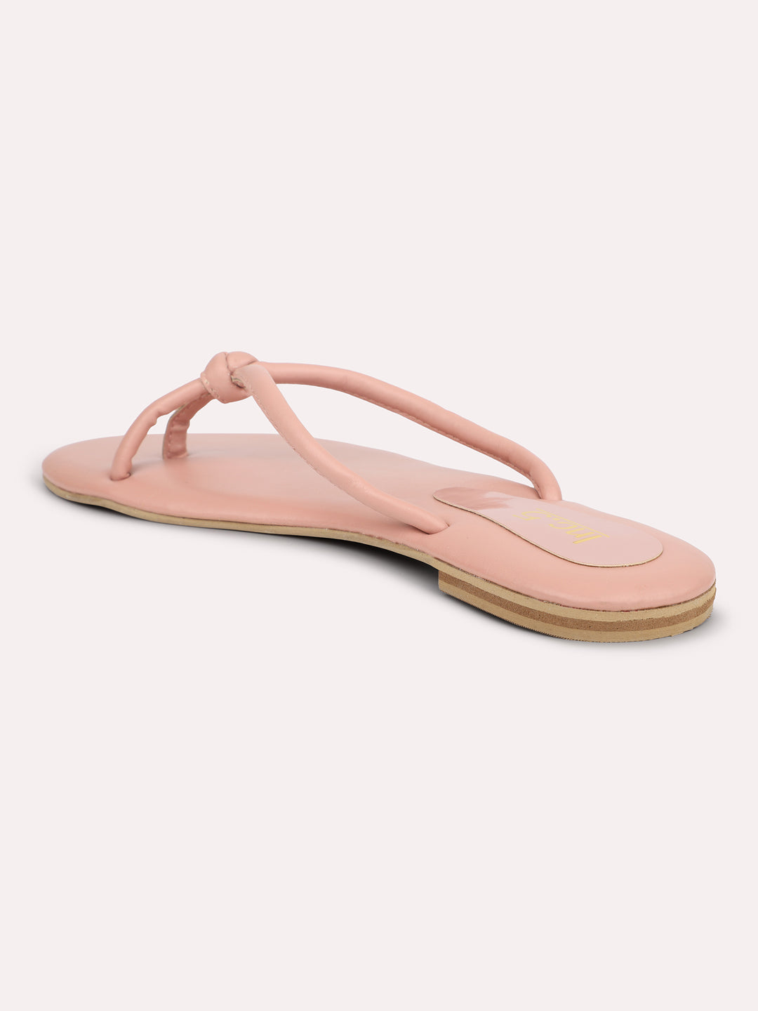 Women Peach One Toe Flats