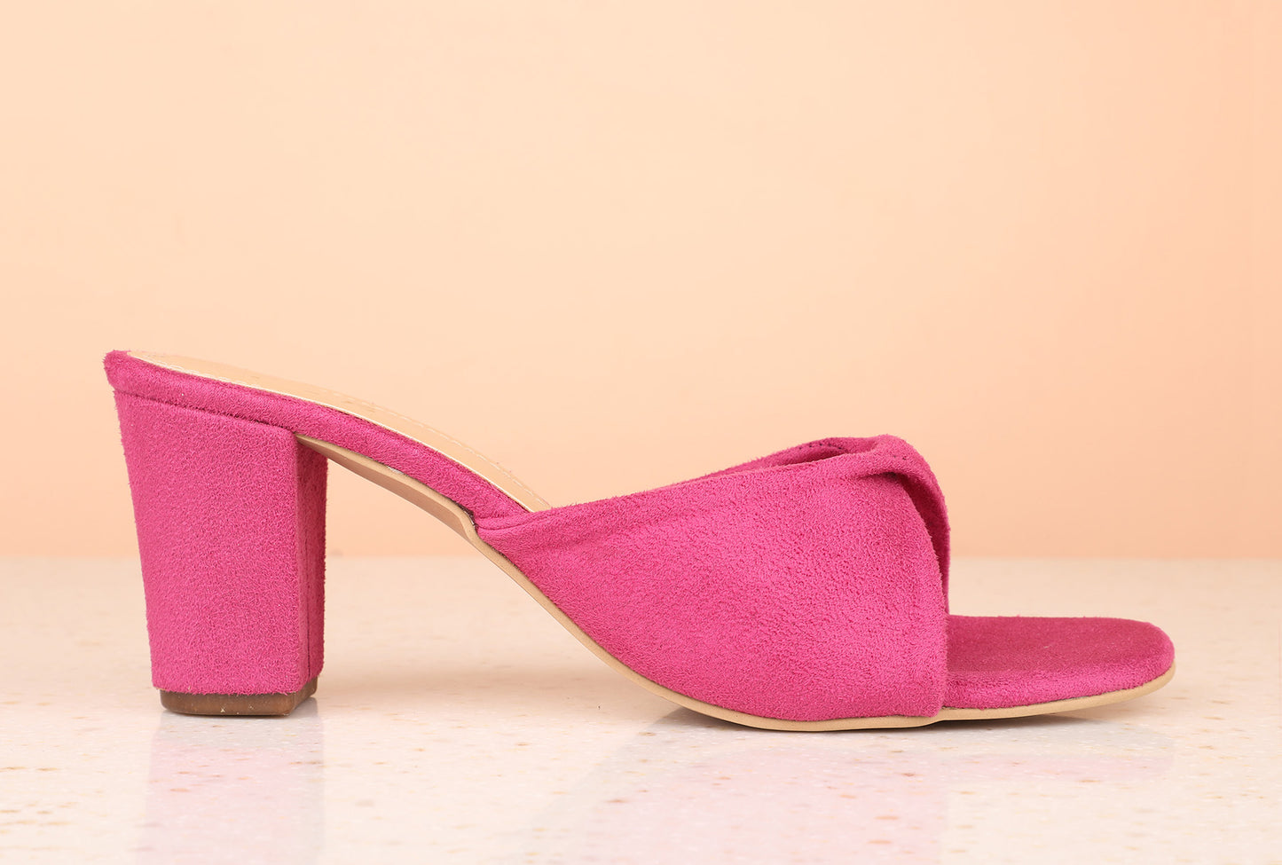 Women Rani Pink Block Heels