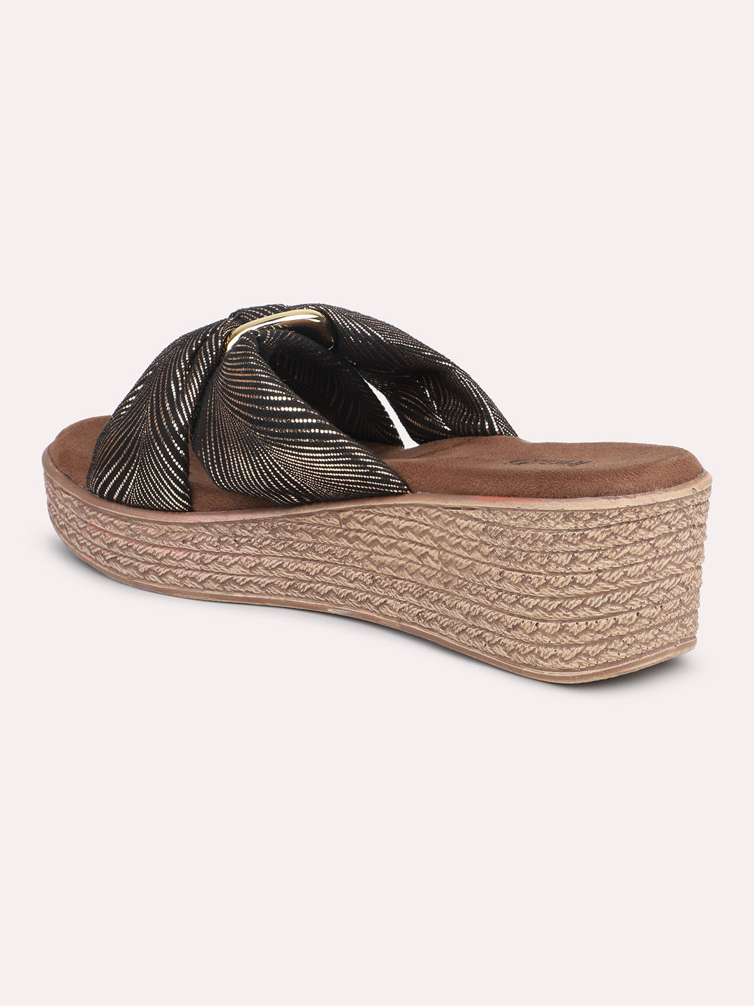 Women Antique Embellished Wedge Heels