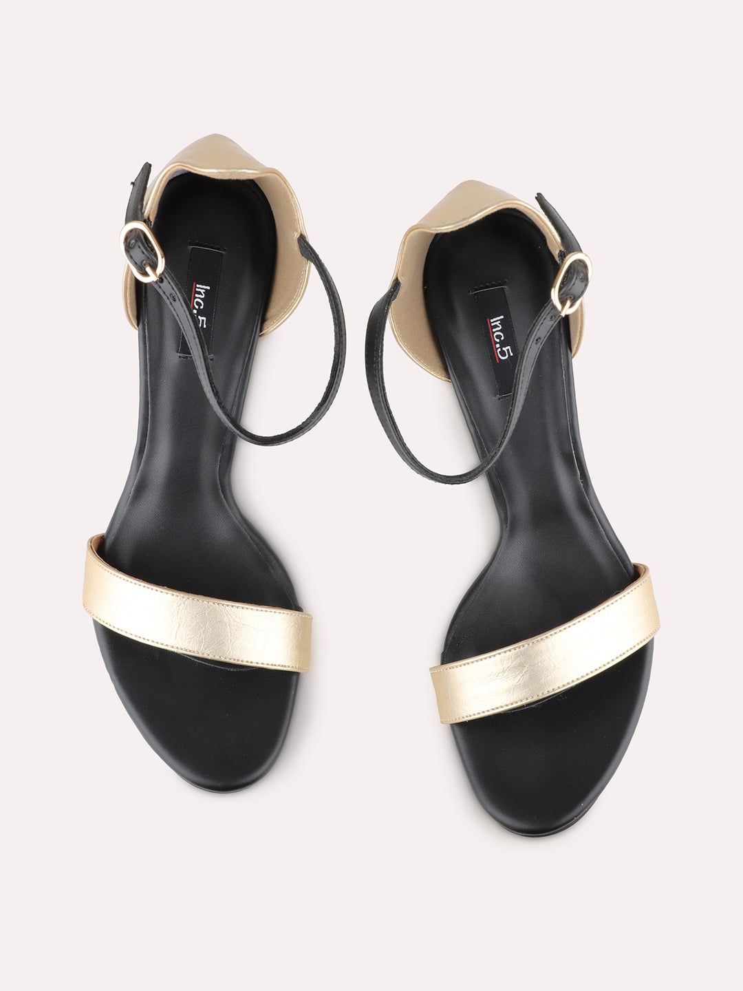 Women Black Party Wear Solid Pattern Square Toe Kitten Heels