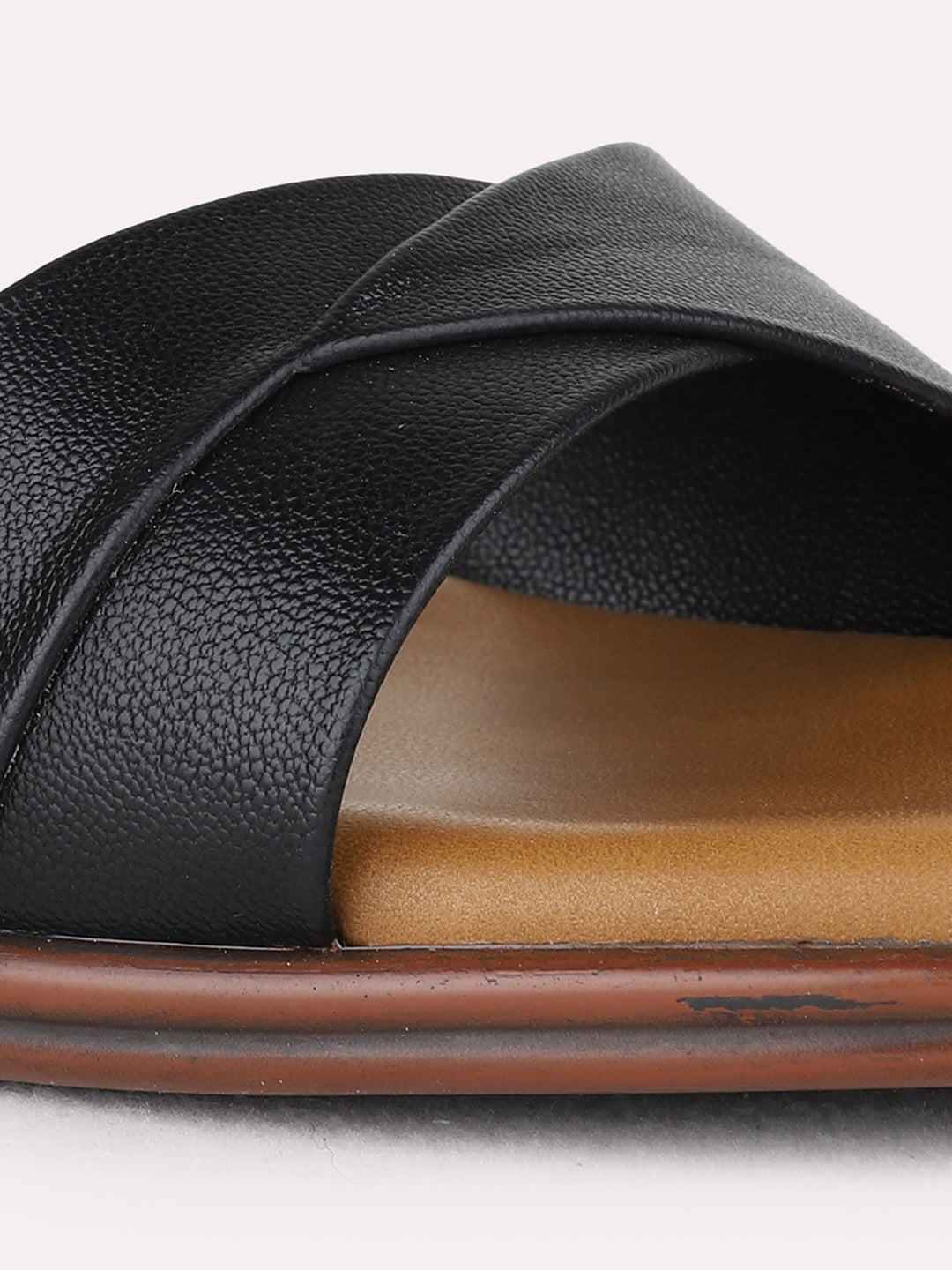 Womens Black Party Wear Solid Round Toe Block Heel Sandals