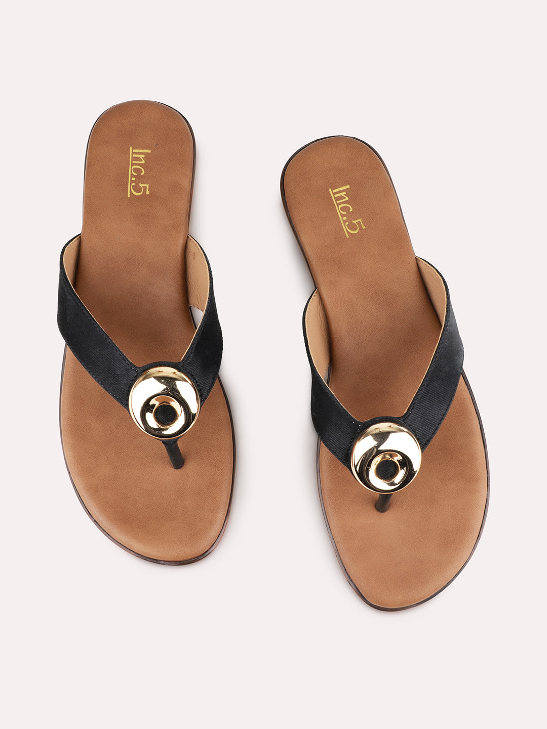 Womens Black Casual Solid Block Heel Sandals