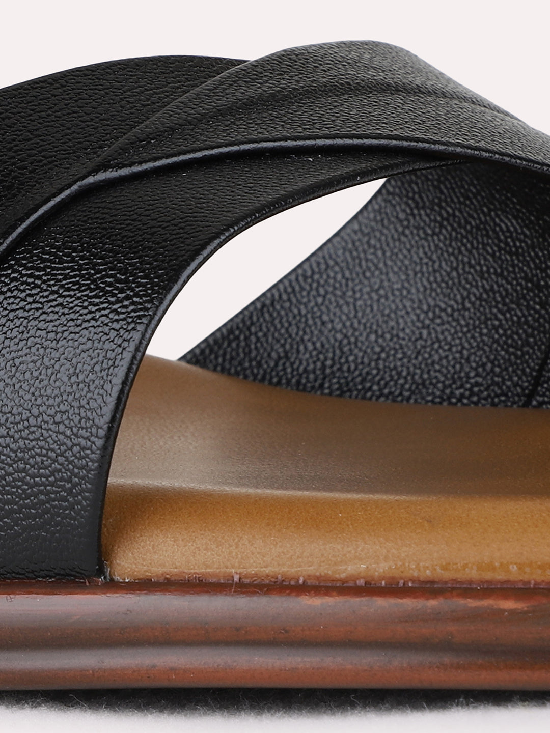 Womens Black Party Wear Solid Round Toe Block Heels