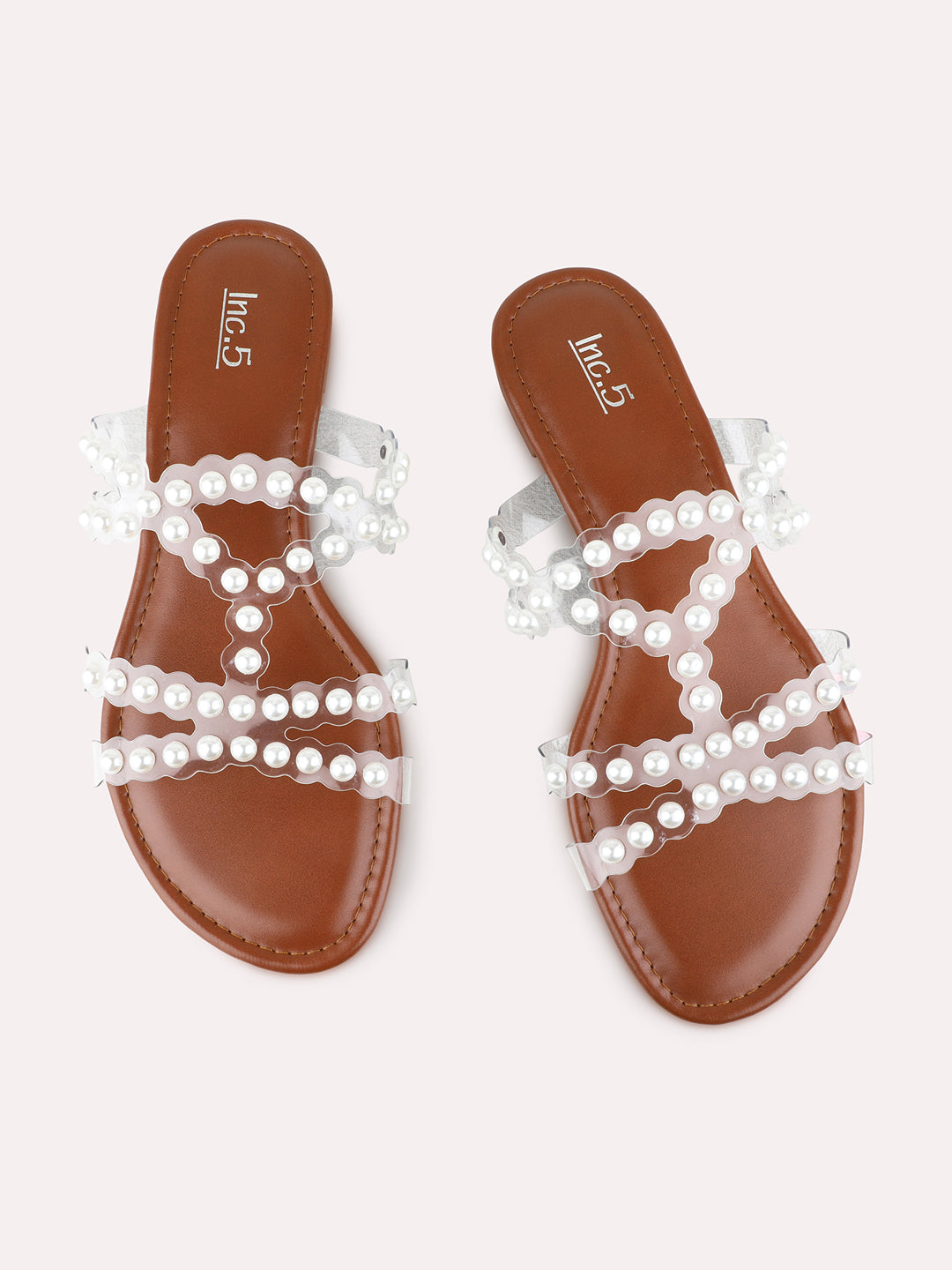 Womens Silver Casual Embellished Open Toe Flats