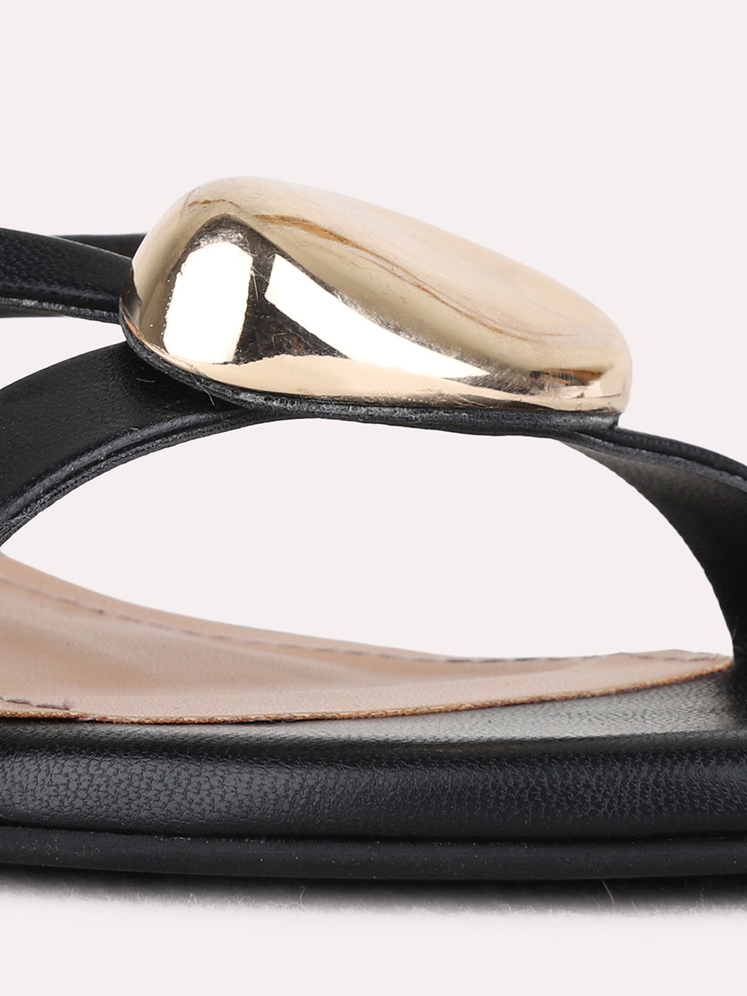 Womens Black Casual Solid Round Toe Stiletto Heels