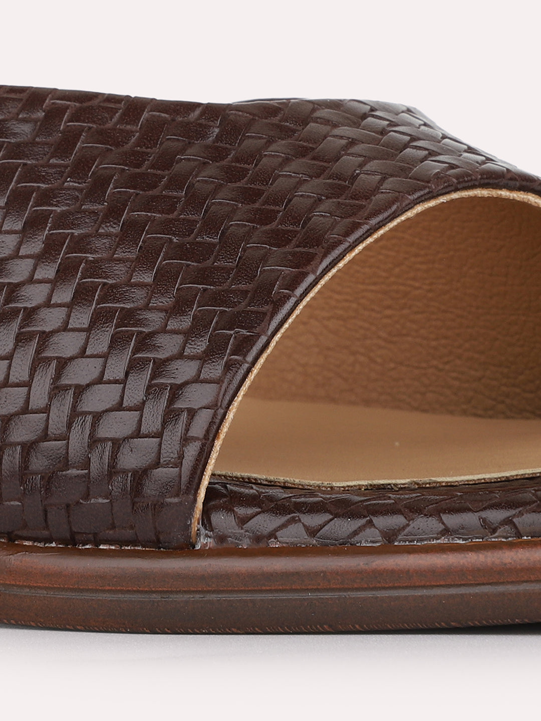 Womens Brown Casual Solid Square Toe Kitten Heels