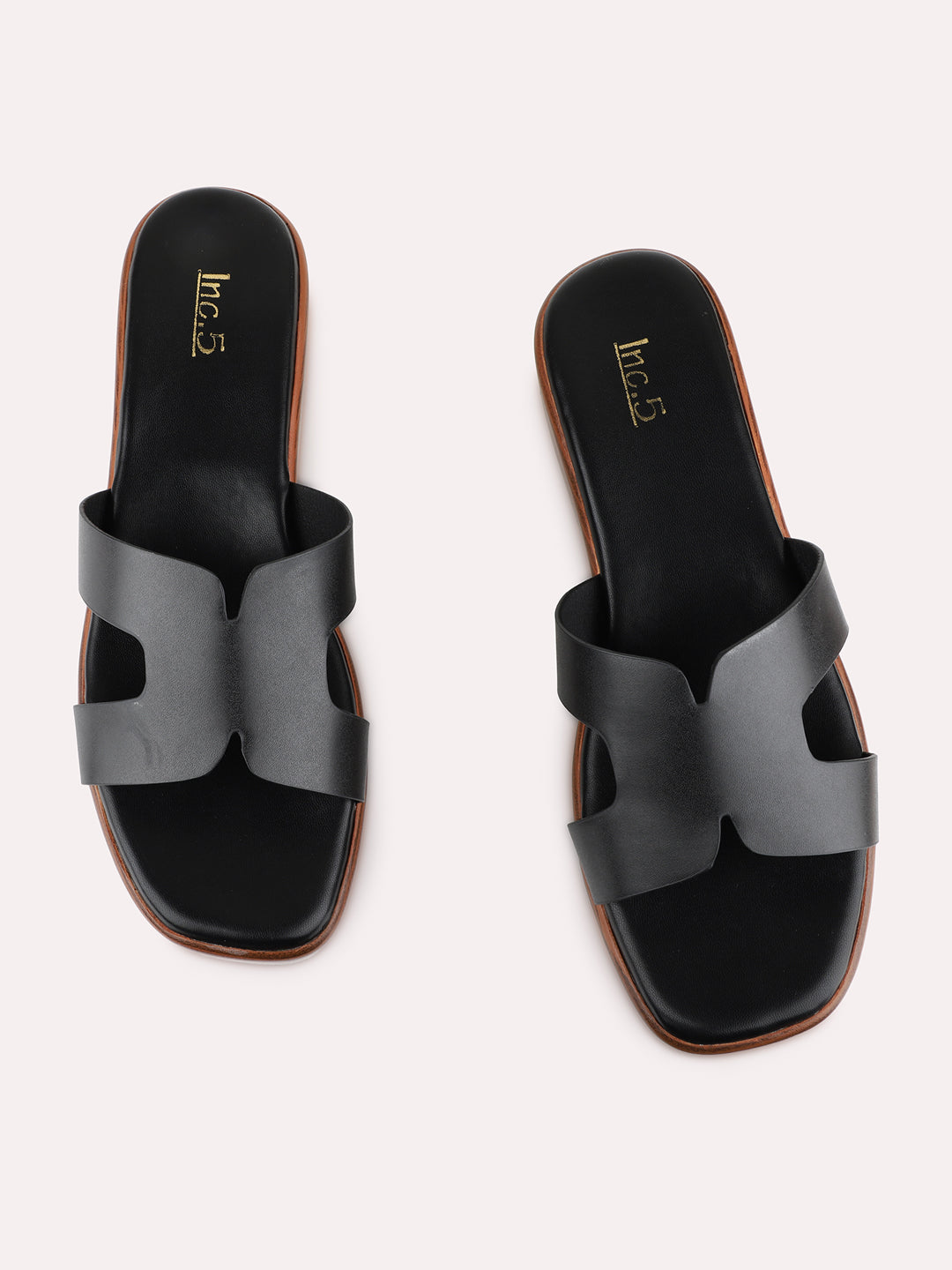 Womens Black Casual Solid Pattern Round Toe Wedge Heels
