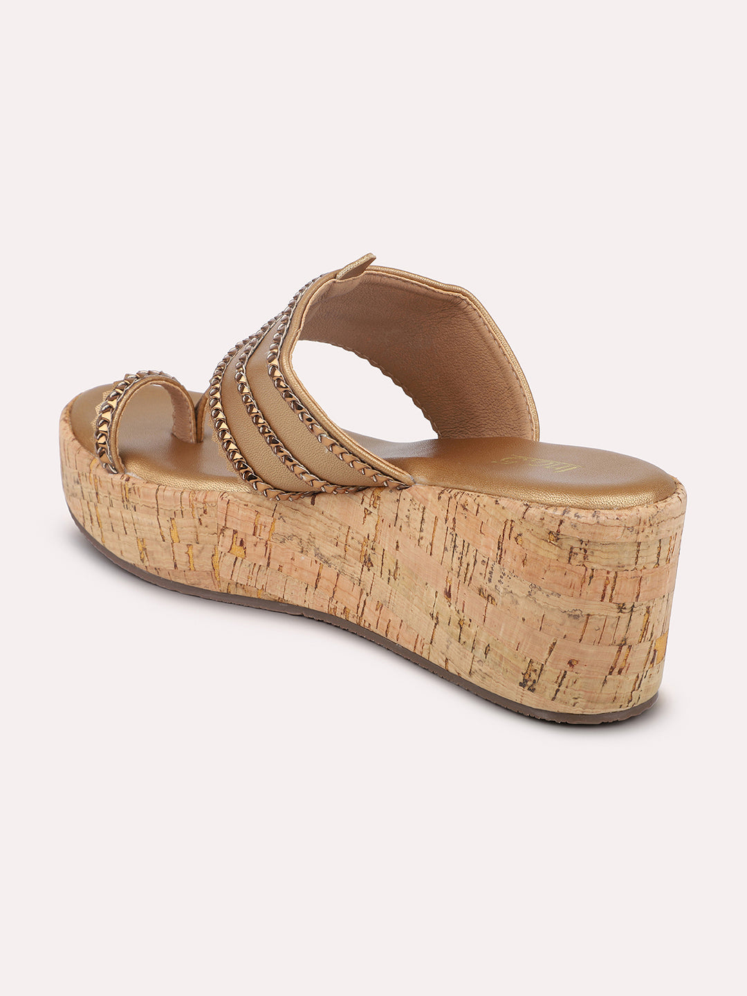 Women Antique Embellished Wedges