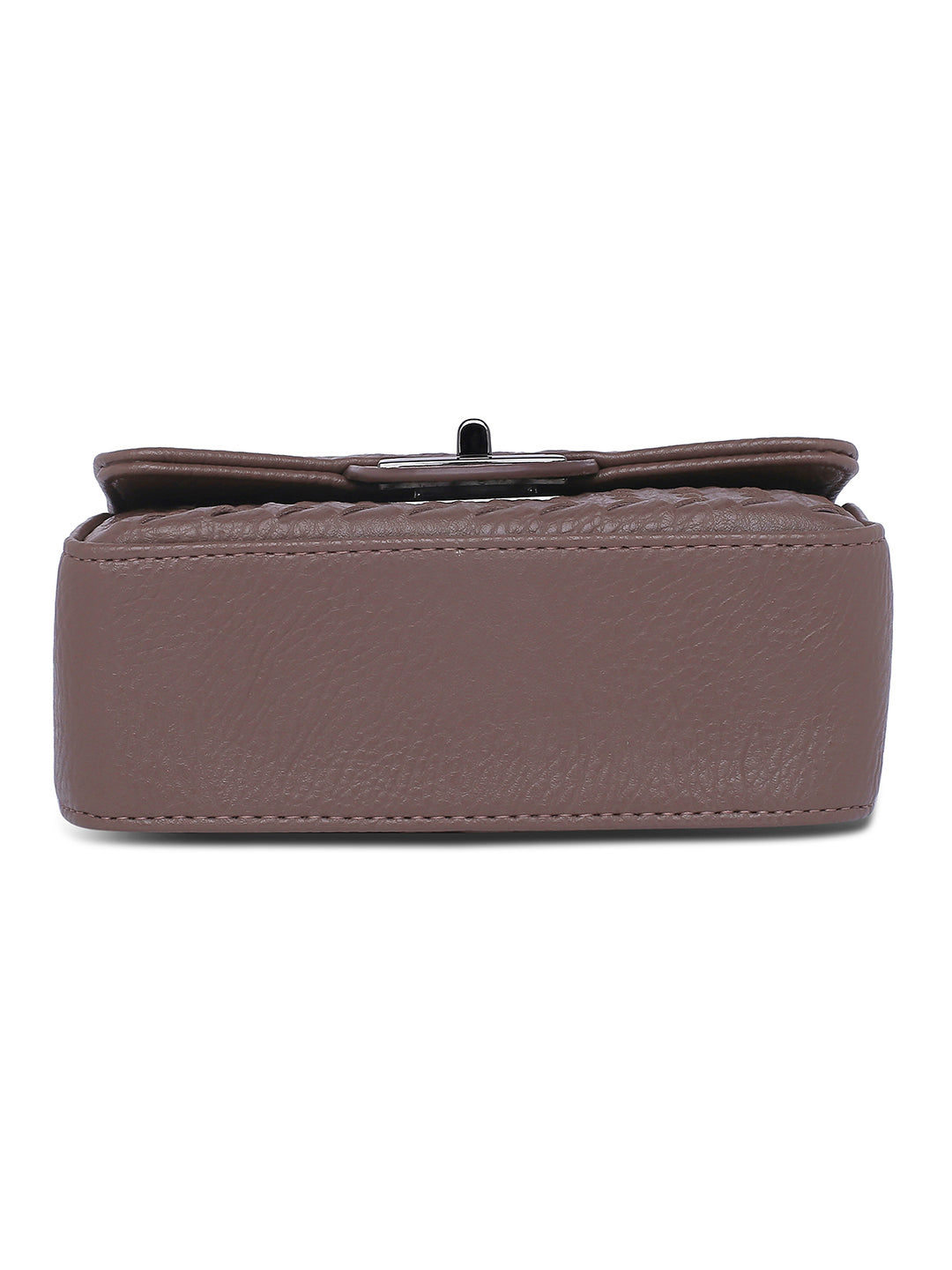Inc.5 Women Brown Textured Sling Bag