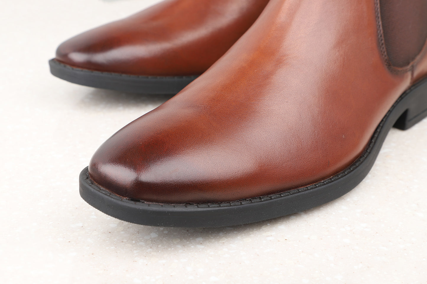 Privo Formal Boots- Tan For Men