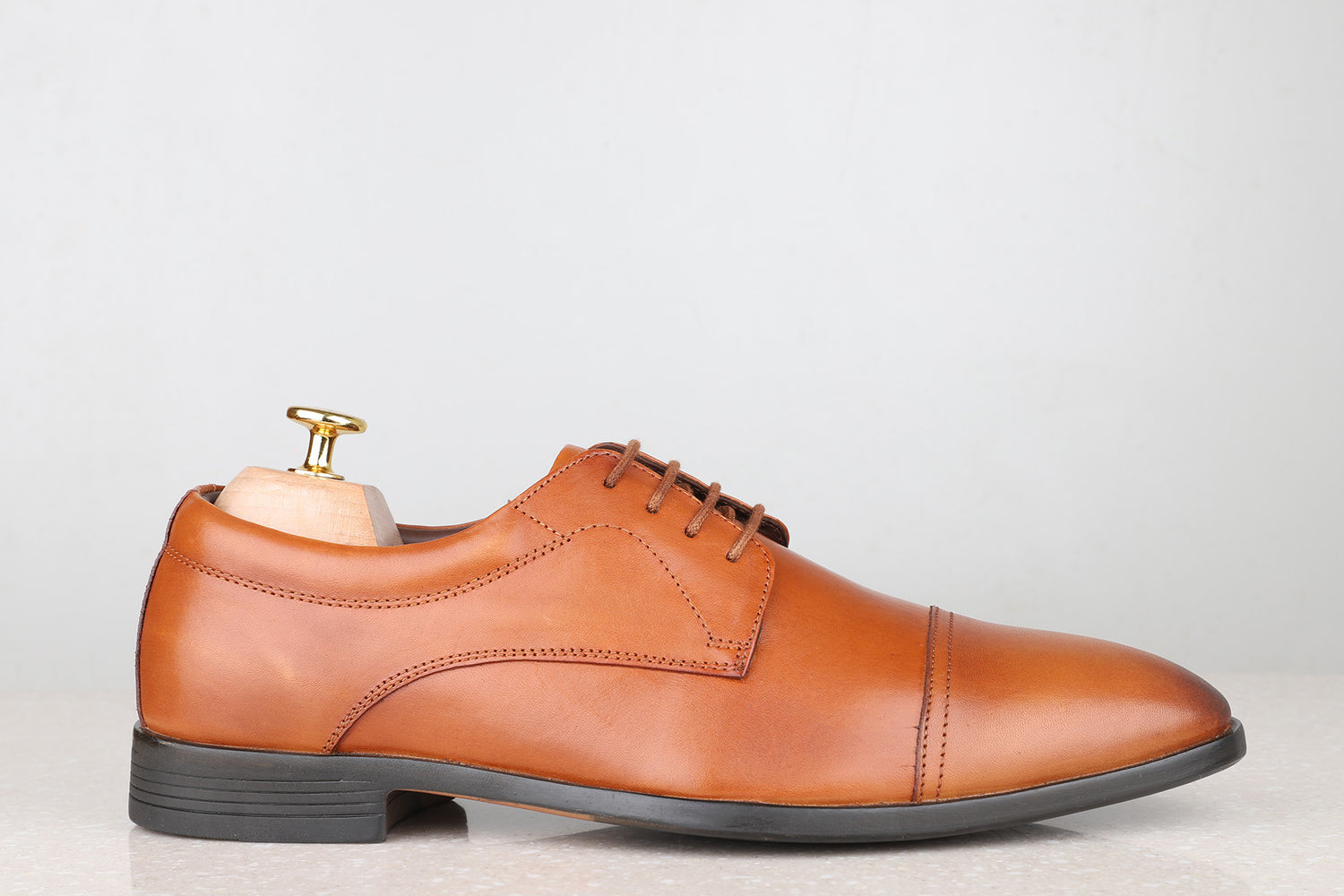 Privo Formal Lace Up- Tan For Men