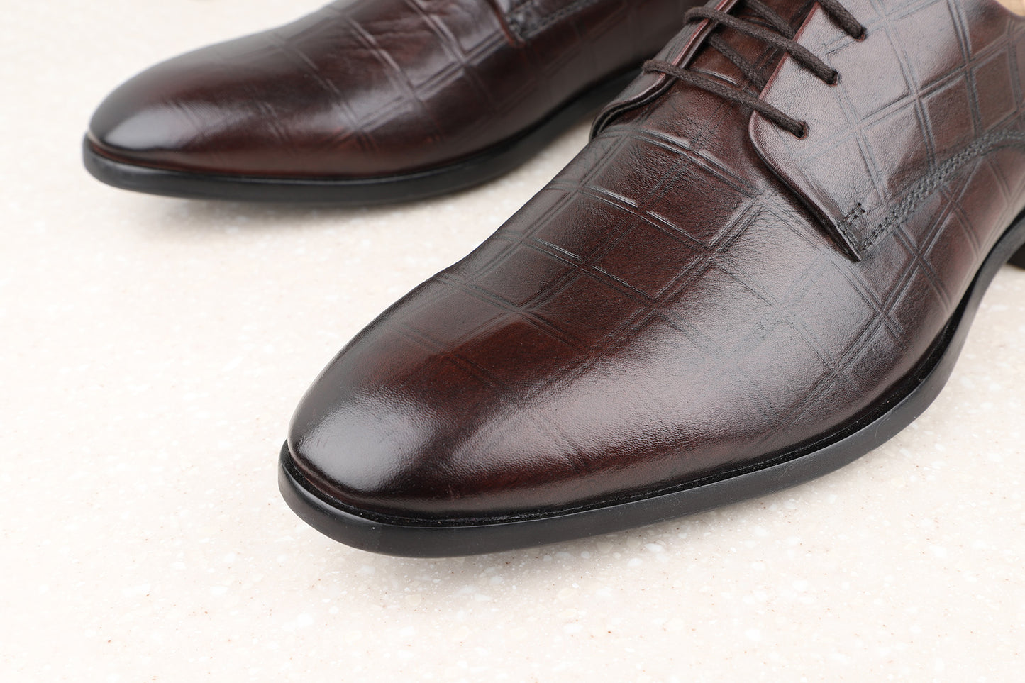 Privo Formal Lace Up- Brown For Men