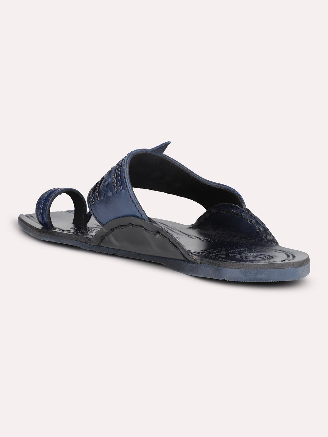 Privo Blue Kolhapuris Sandal for Men