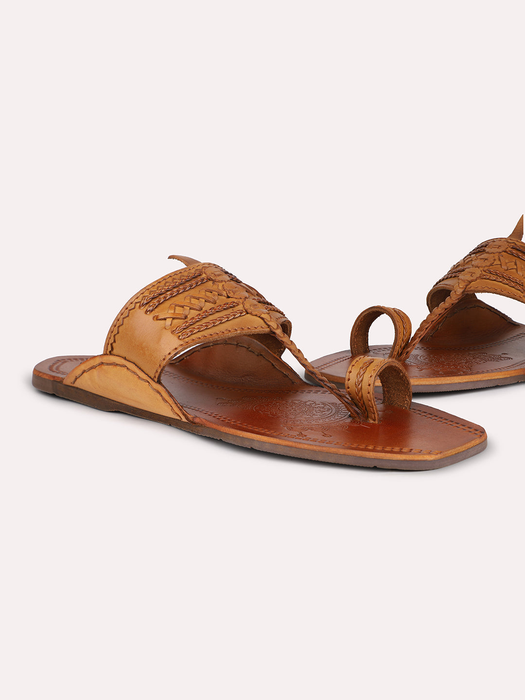 Privo Tan Kolhapuris Sandal for Men