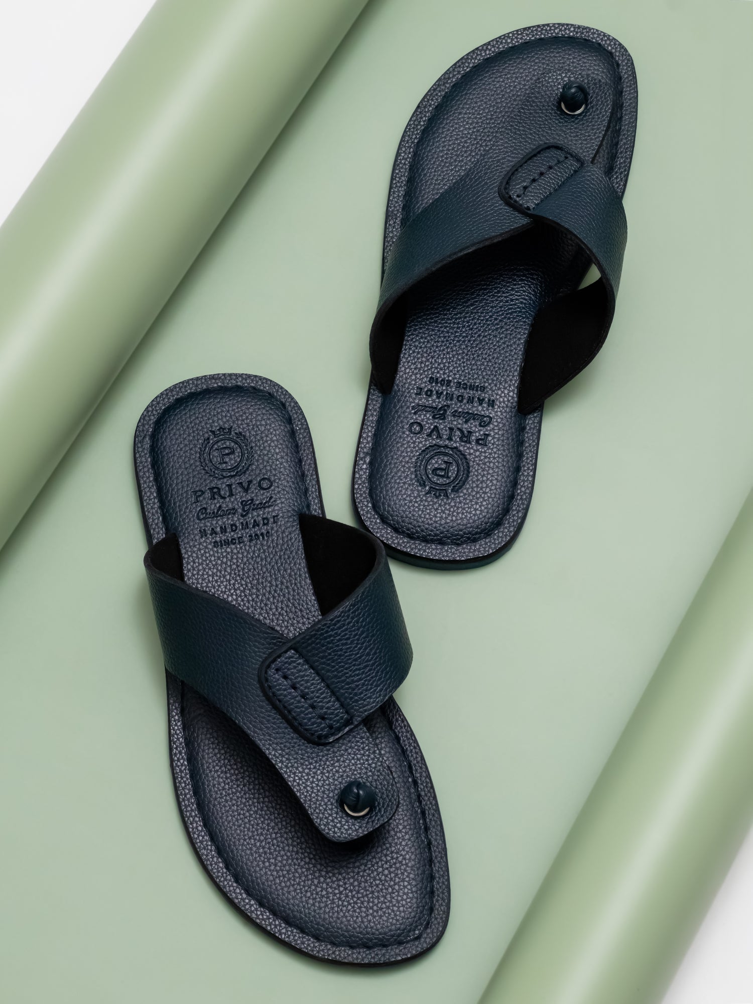 Privo Blue T-starp Casual Sandal For Men