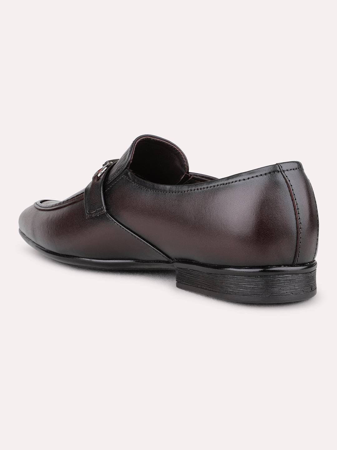 Mens Red Formal Solid Pointed Toe Loafer Shoes