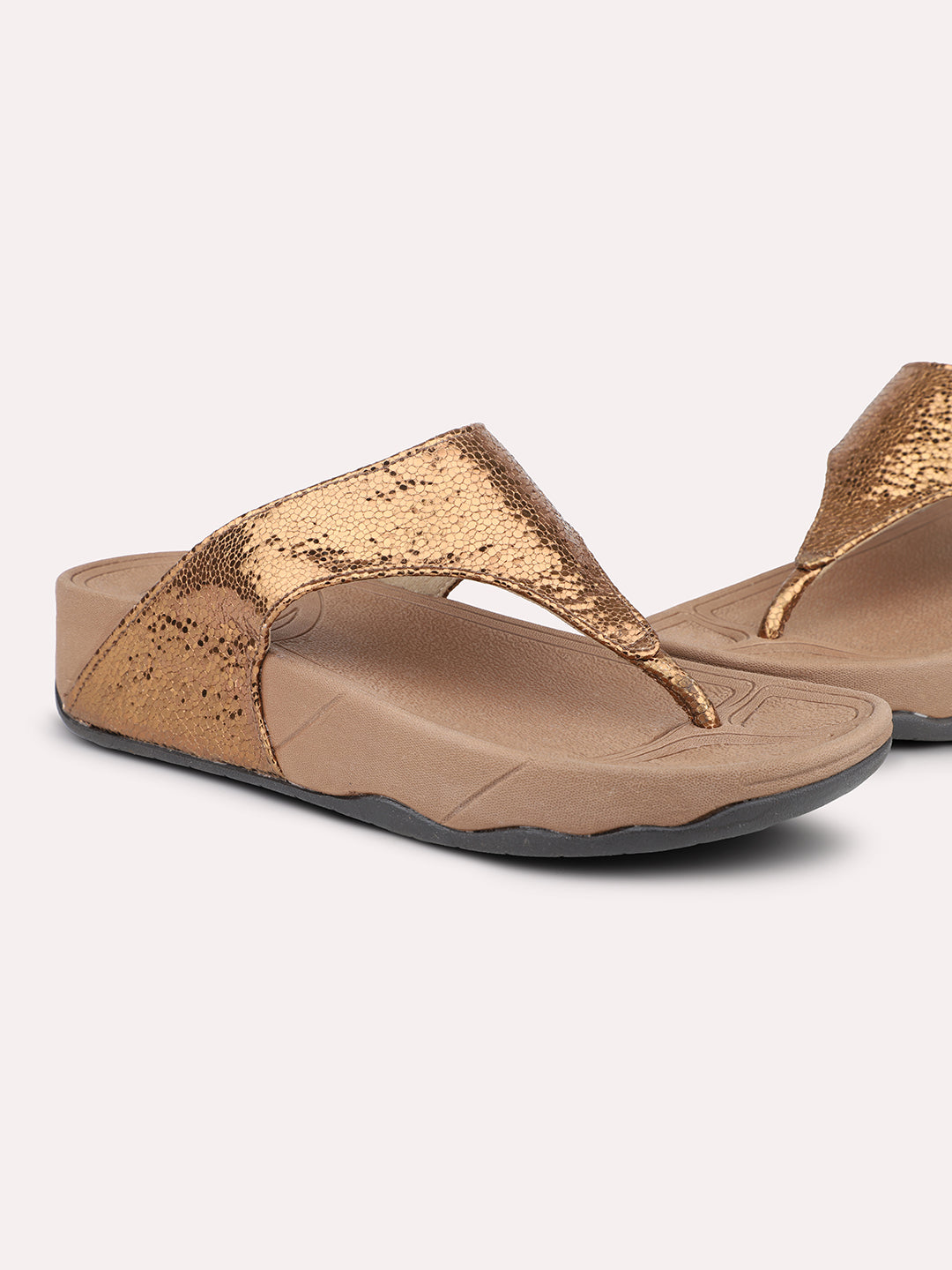 Women Antique Embellished Comfort Heels