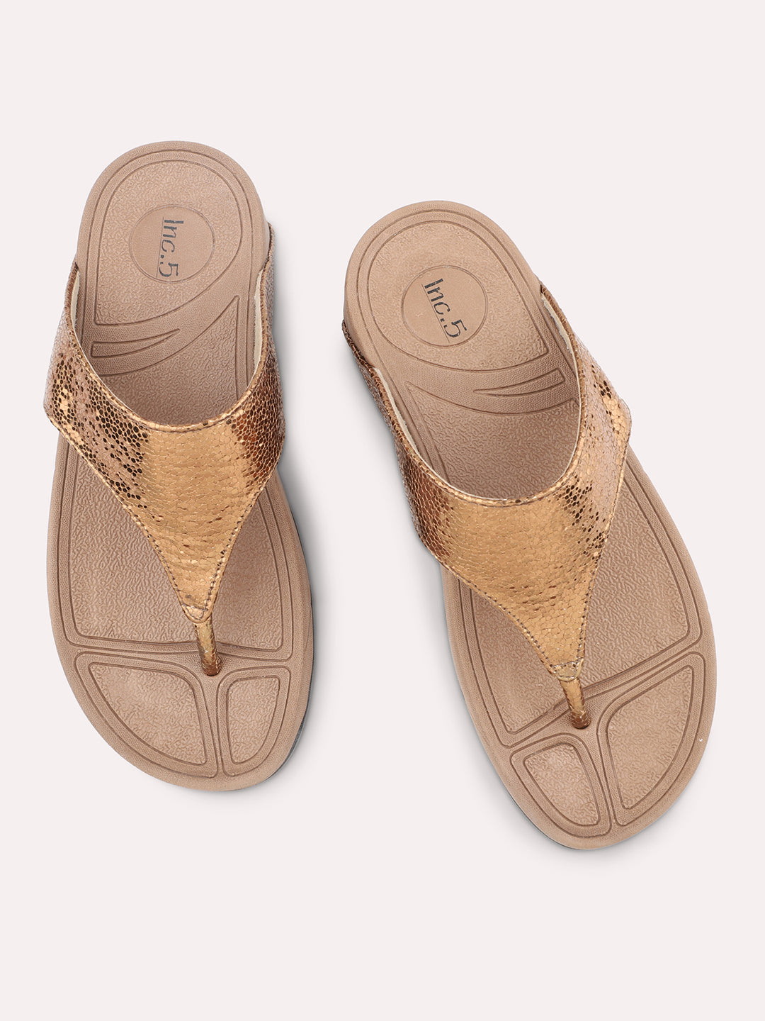 Women Antique Embellished Comfort Heels