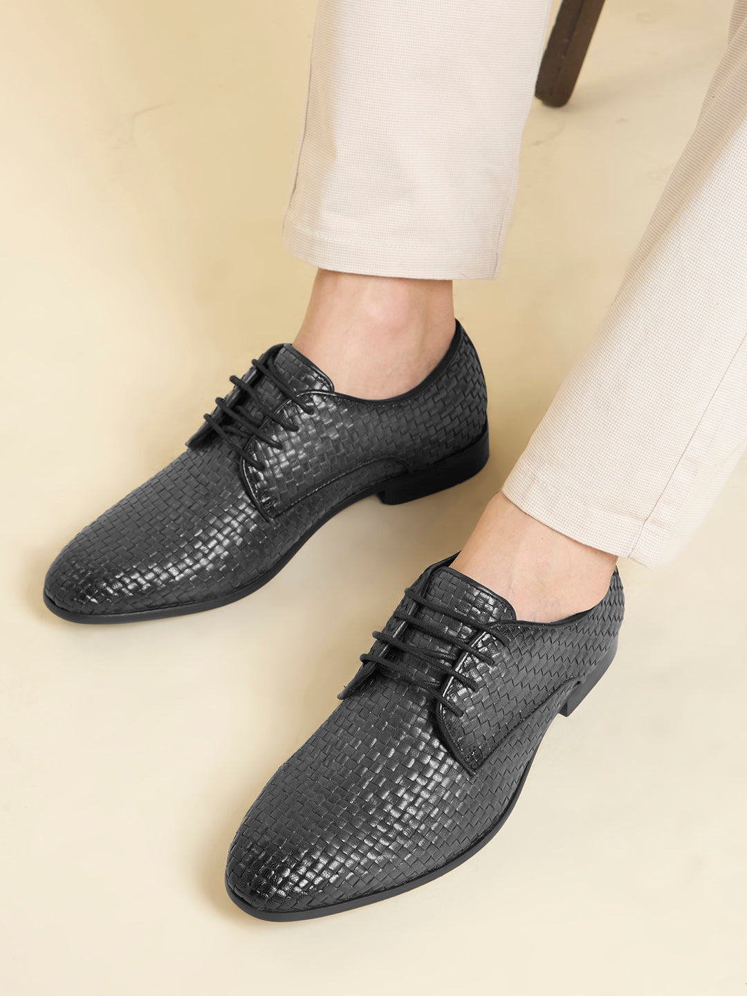 Atesber Textured Casual Lace Up For Men