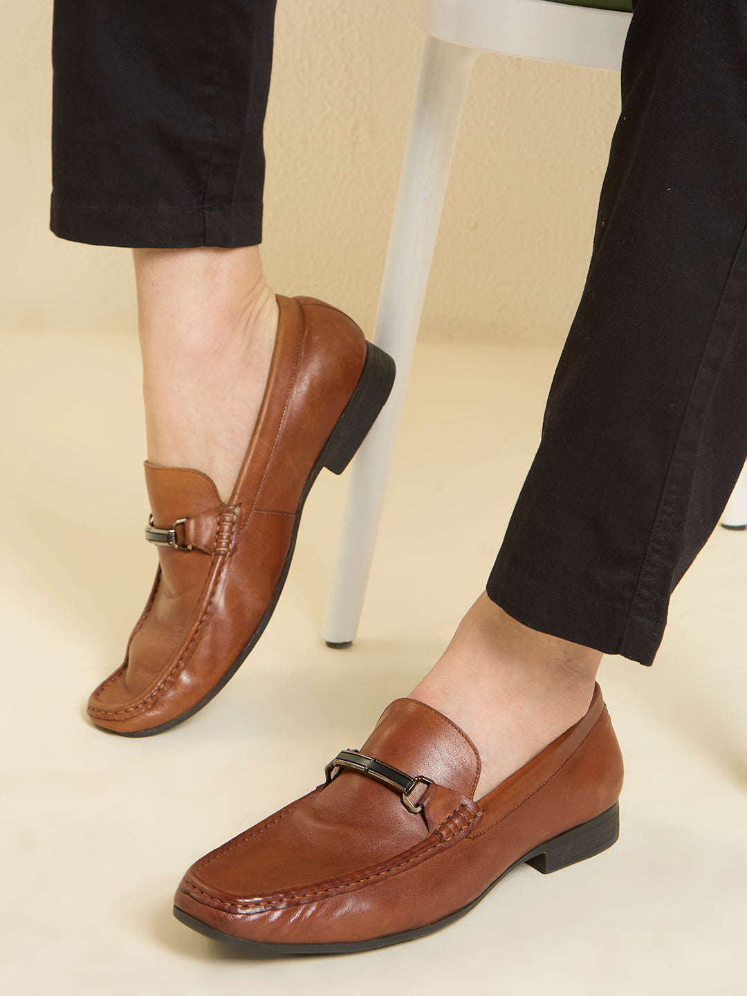 Atesber Casual Slipon-Tan For Men